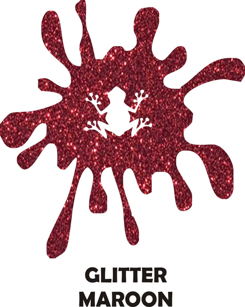 Maroon Glitter - Heat Transfer Vinyl Sheets