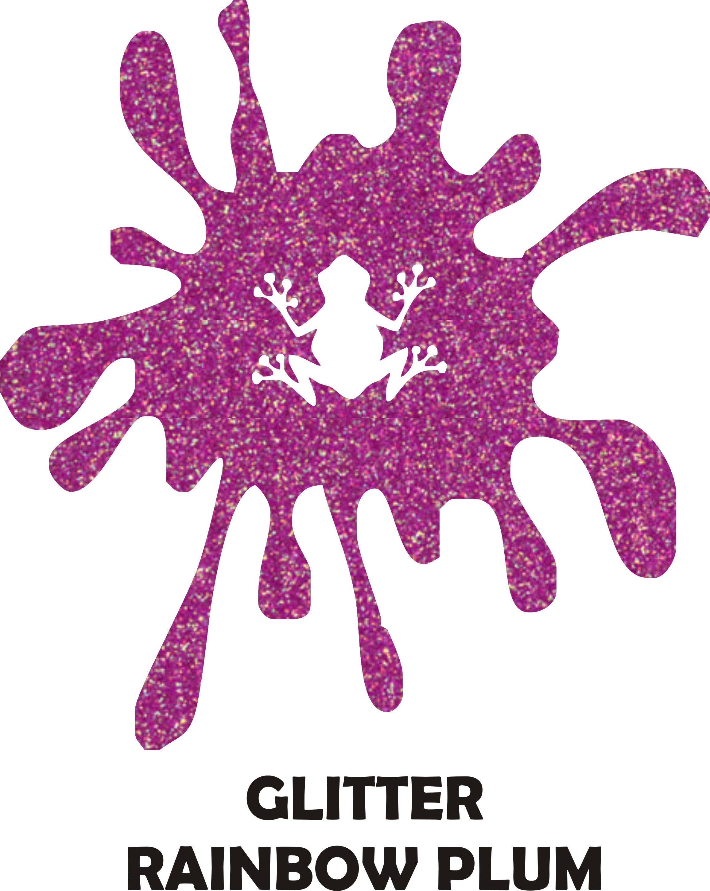 Rainbow Plum Holographic Glitter - Heat Transfer Vinyl Sheets