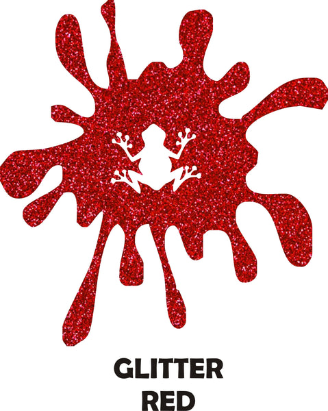 Red Glitter - Heat Transfer Vinyl Sheets