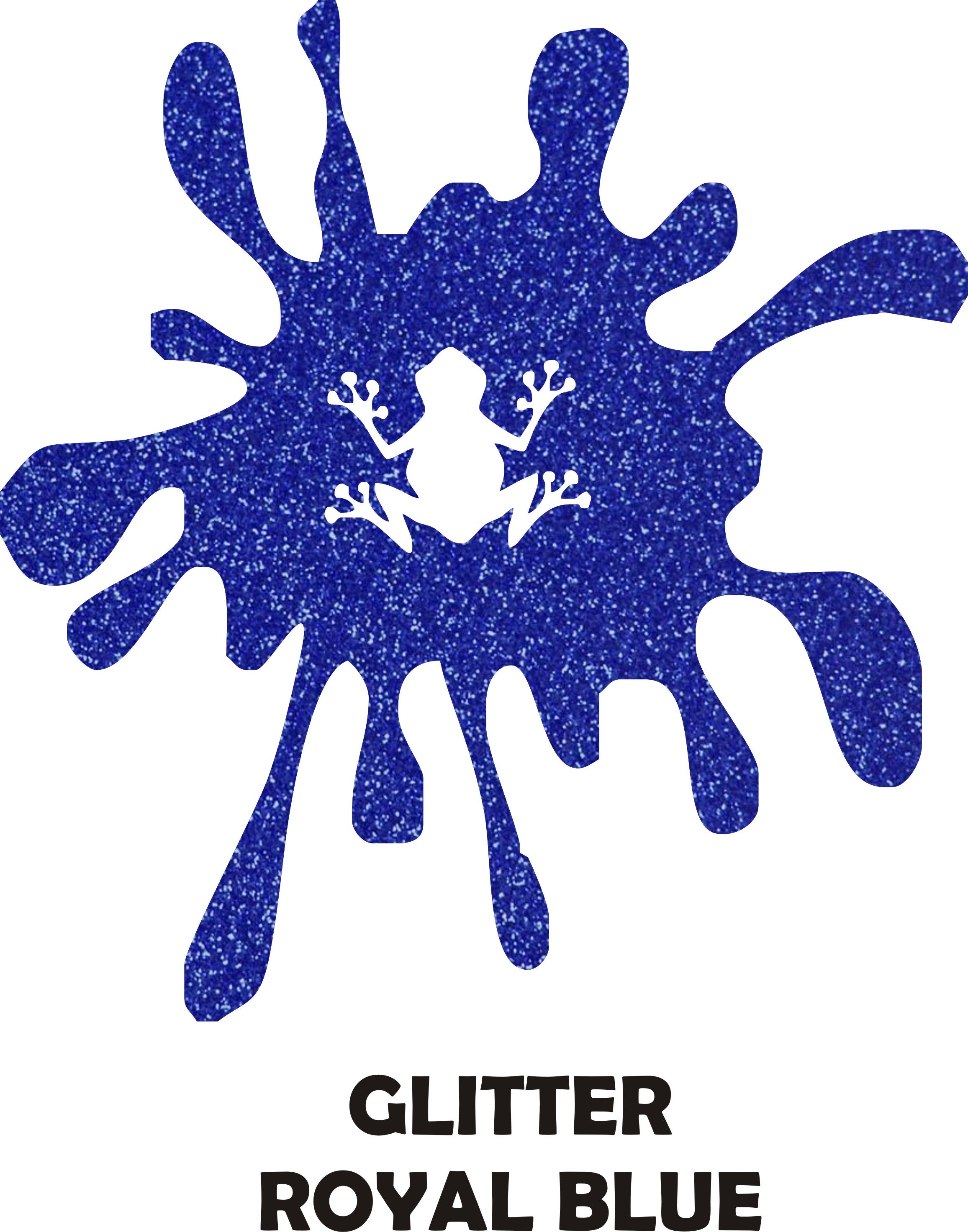 Royal Blue Glitter - Heat Transfer Vinyl Sheets