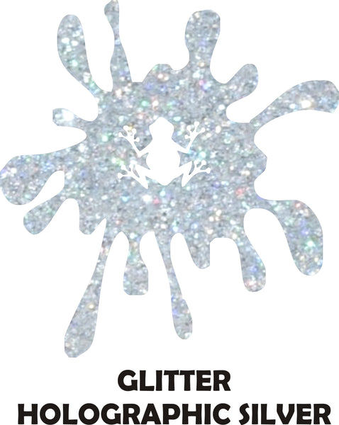 Holographic Silver Glitter - Heat Transfer Vinyl Sheets