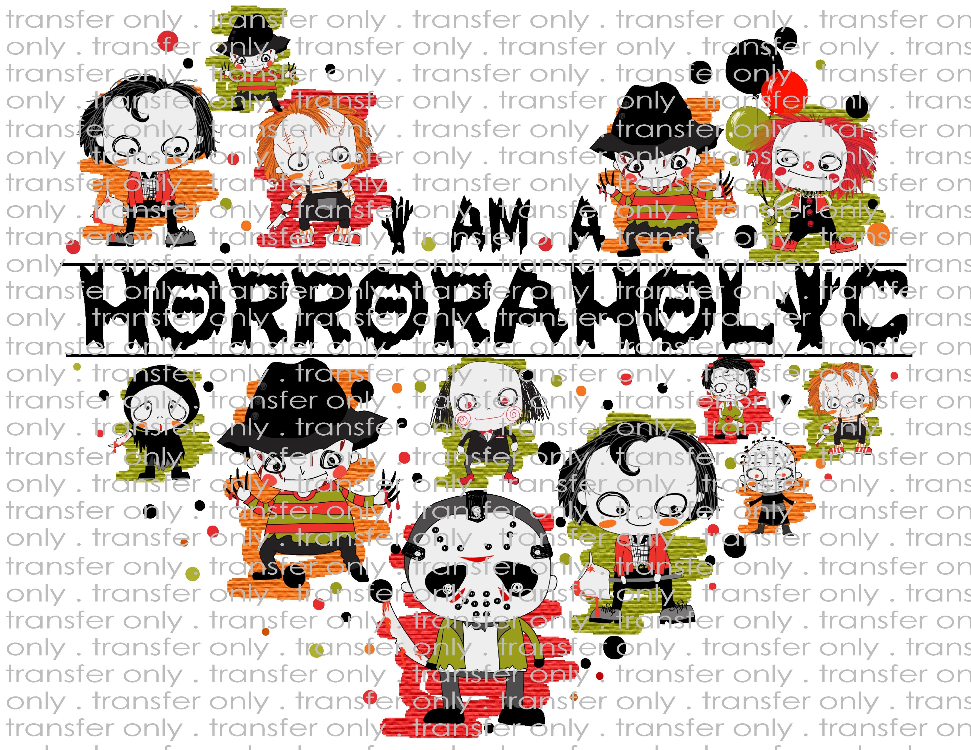 Waterslide, Sublimation Transfers - Halloween