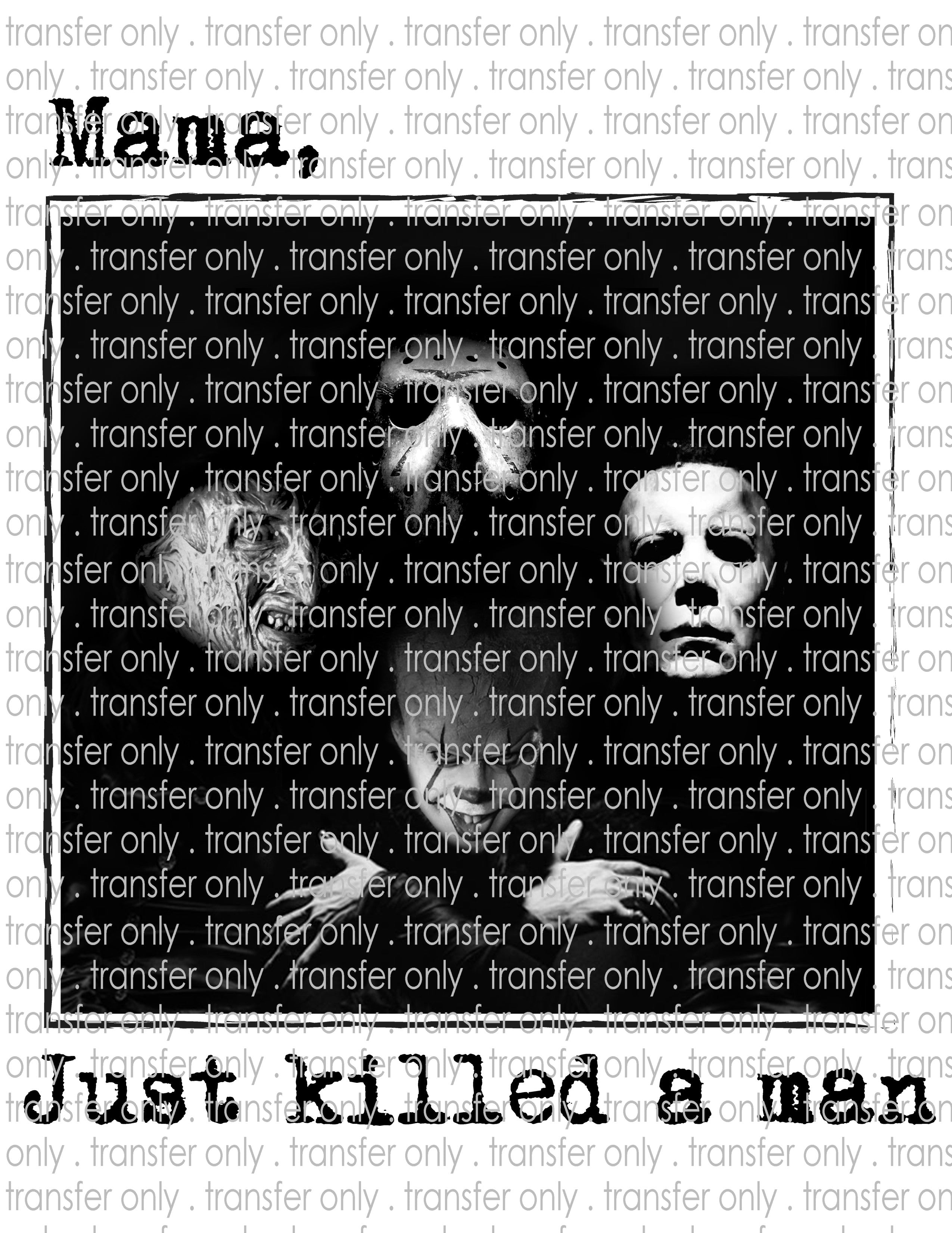 Halloween - Waterslide, Sublimation Transfers