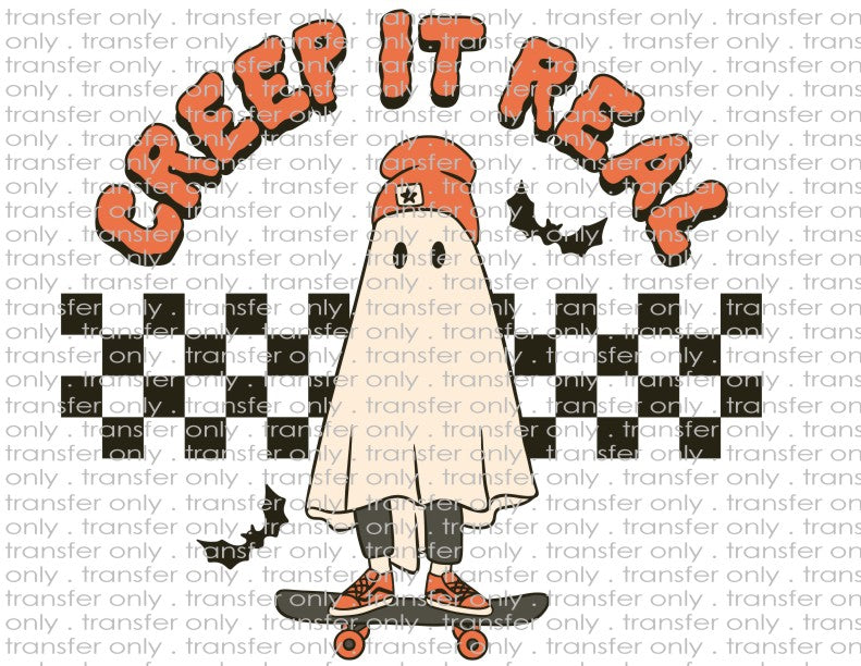 Creep it Real - Waterslide, Sublimation Transfers
