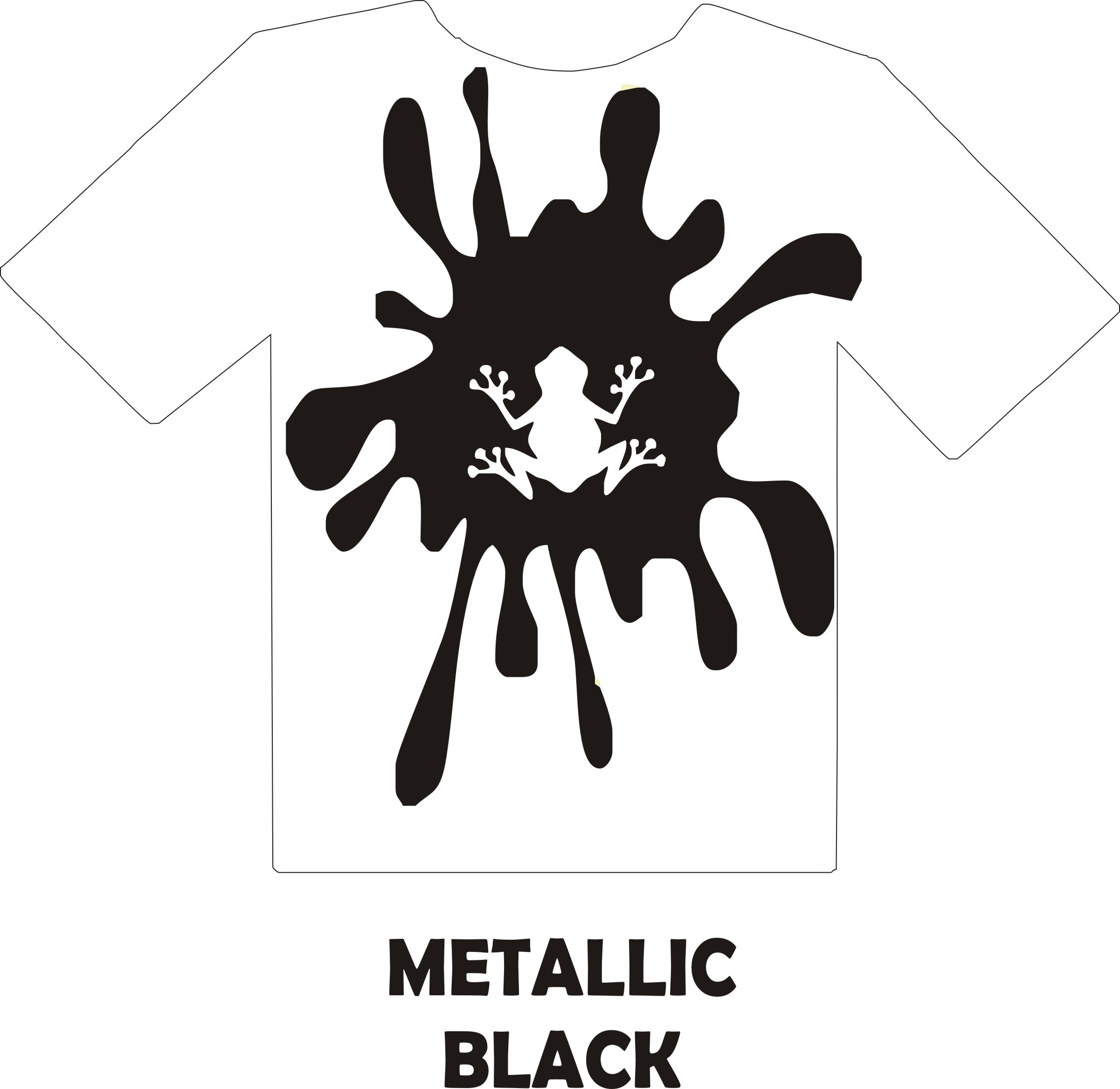 Metallic Black - Heat Transfer Vinyl Sheets