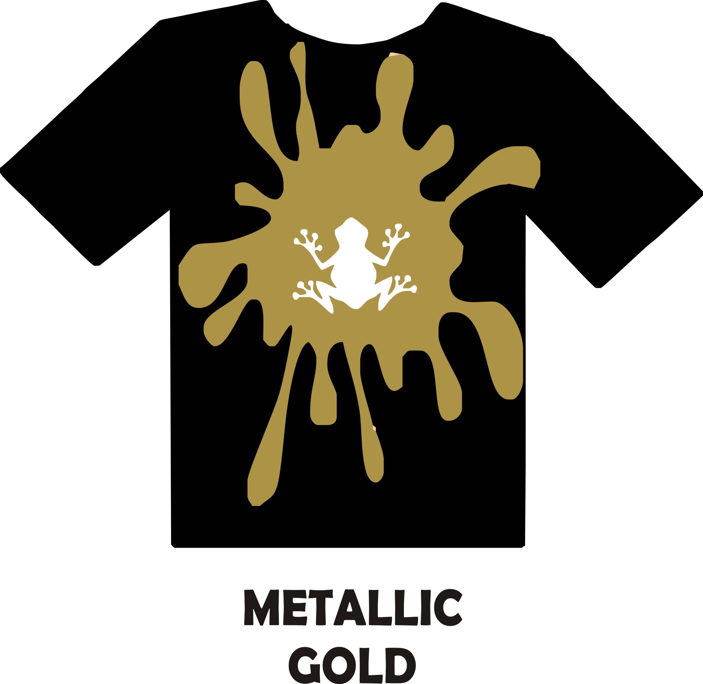 Metallic Gold - Heat Transfer Vinyl Sheets