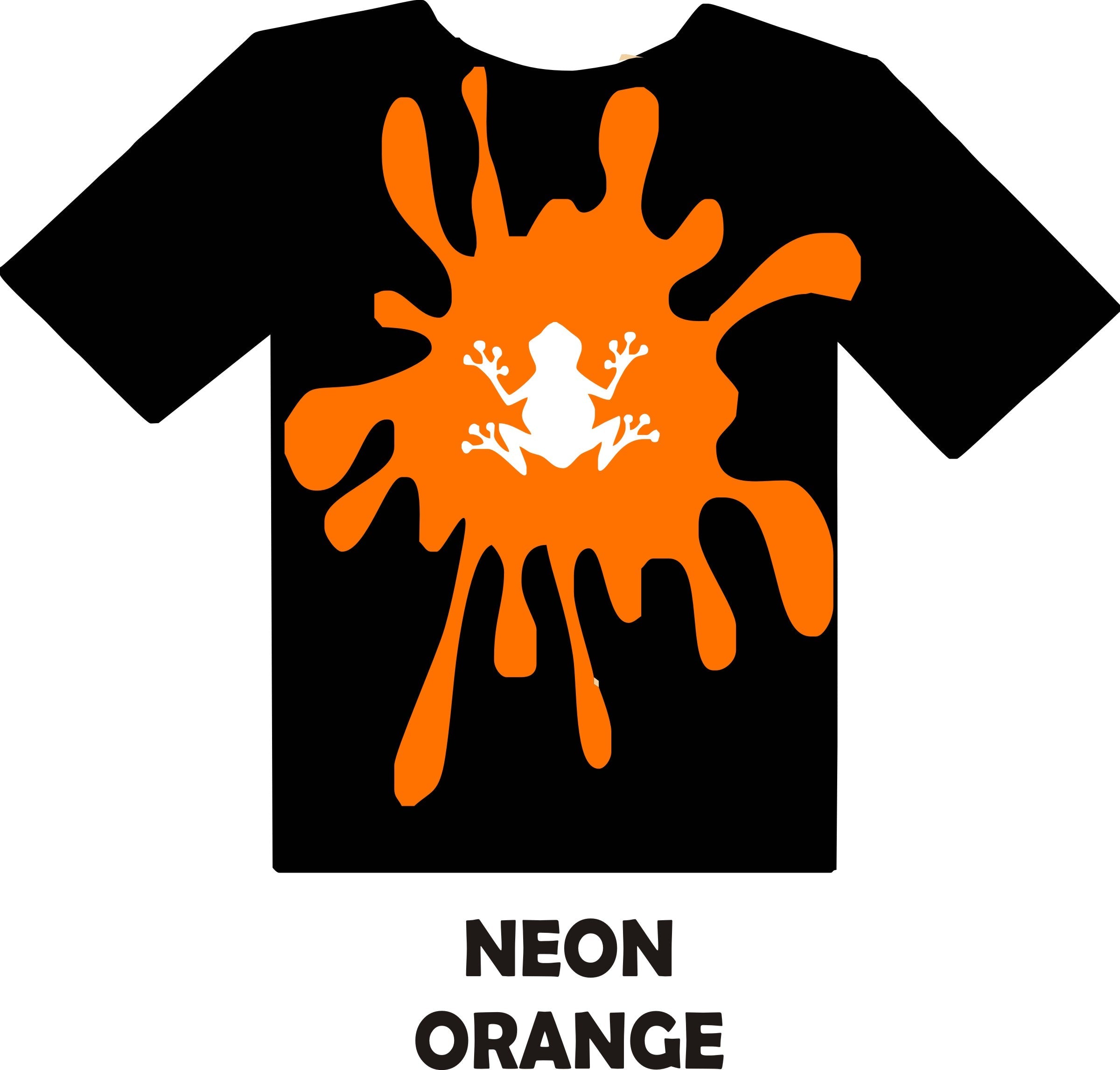 Neon Orange - Heat Transfer Vinyl Sheets