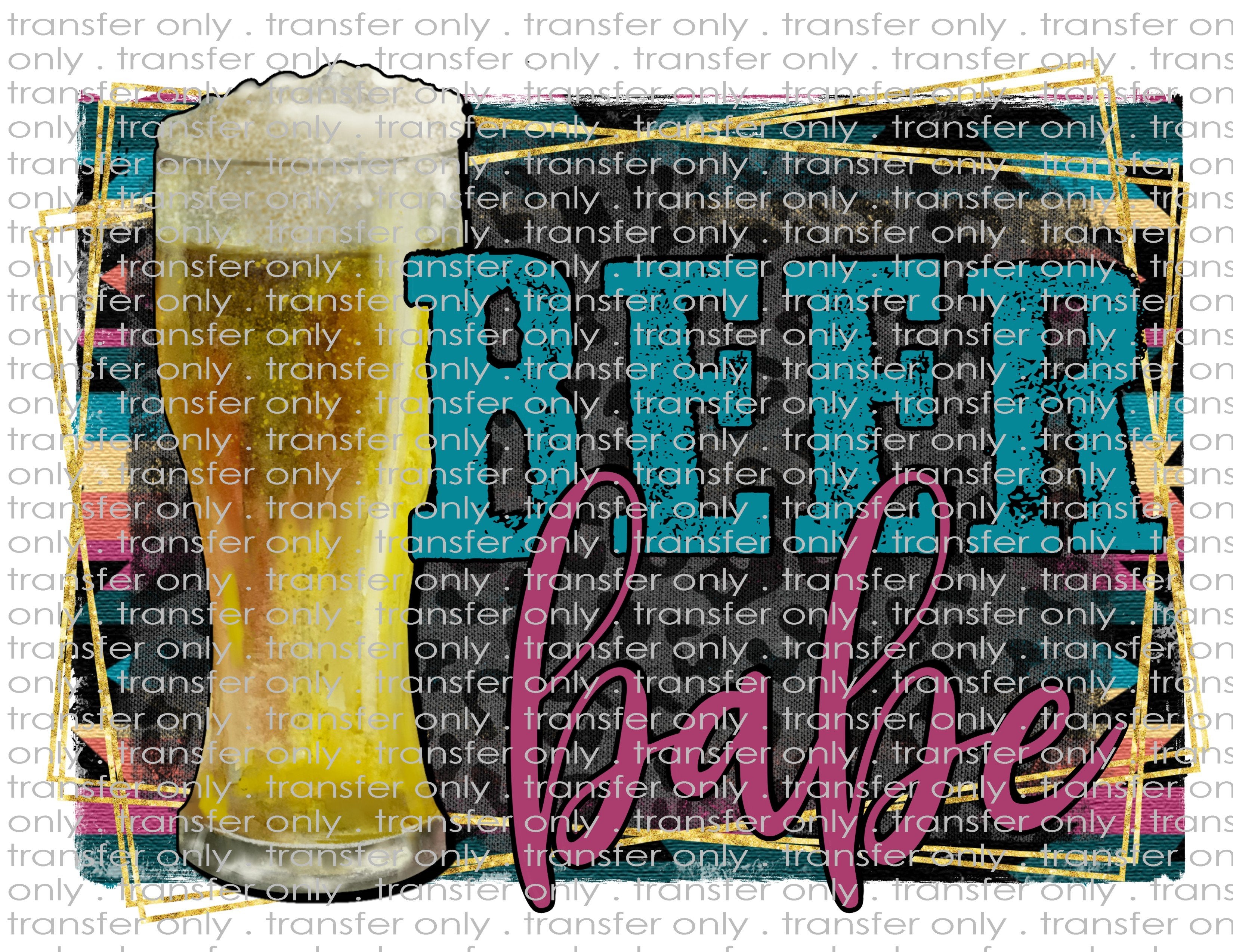 Beer Babe - Waterslide, Sublimation Transfers