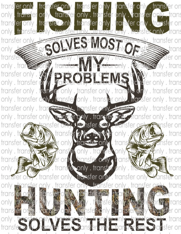 Waterslide, Sublimation Transfers - Hunting & Fishing