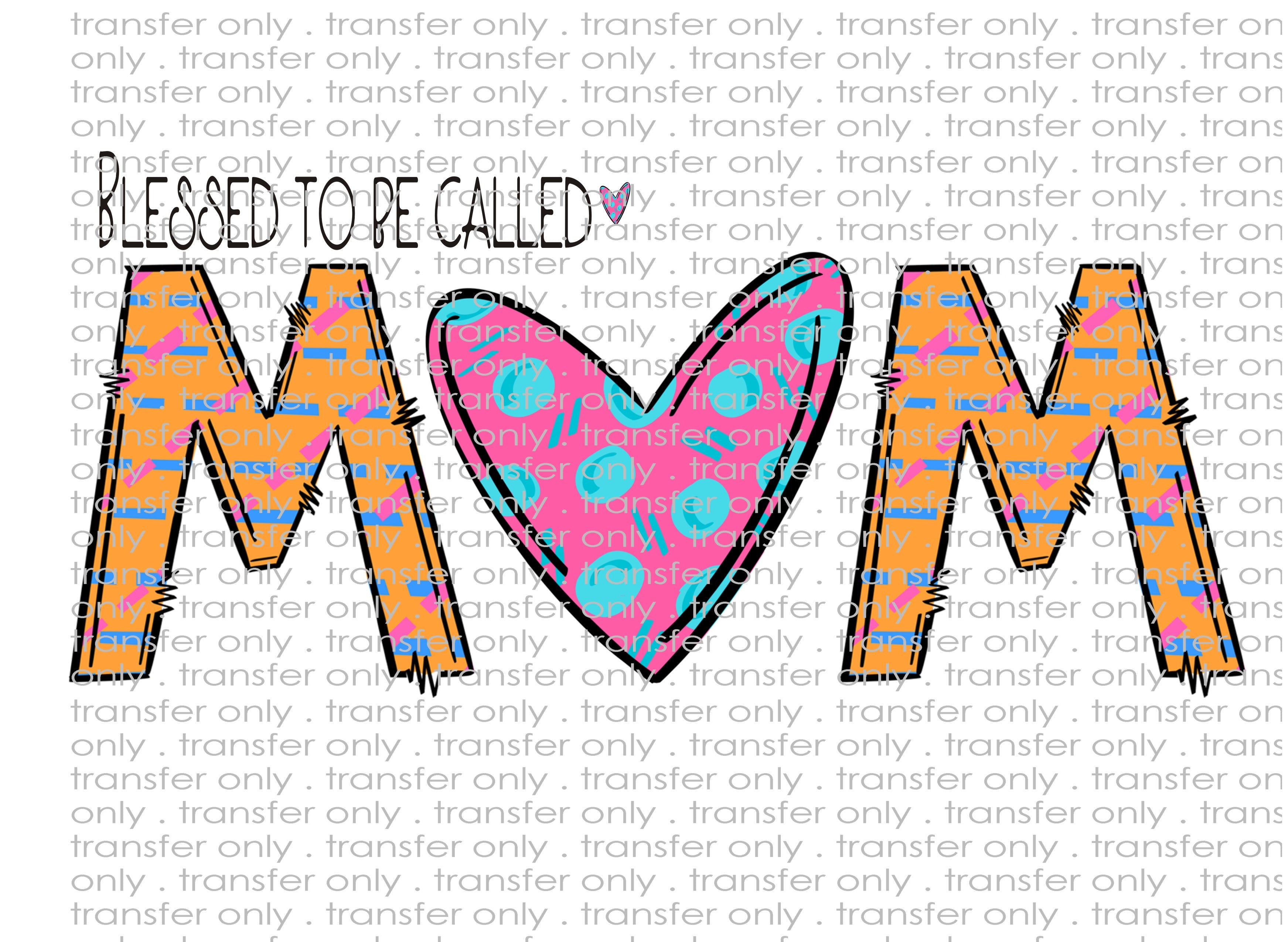 Waterslide, Sublimation Transfers - Mom