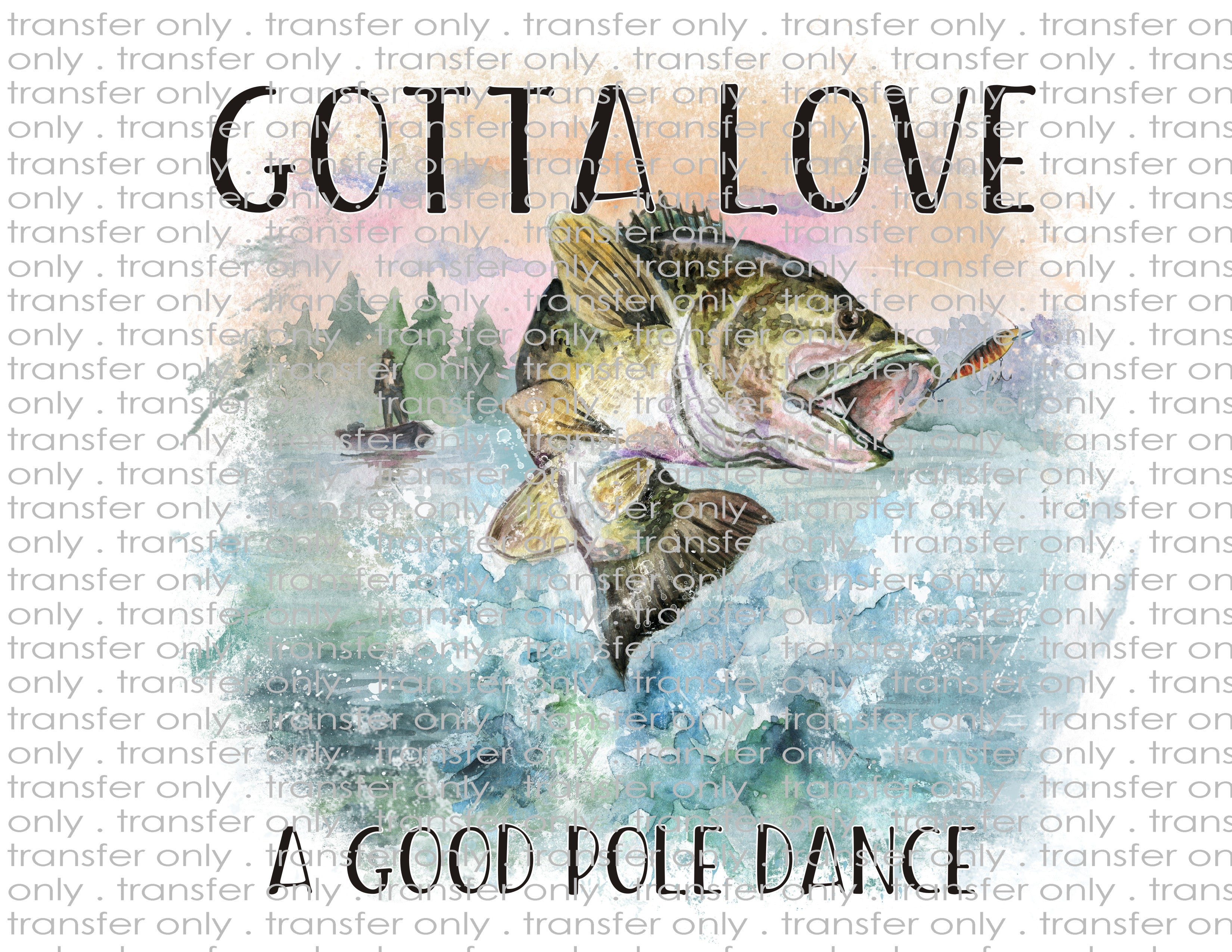 Waterslide, Sublimation Transfers - Hunting & Fishing