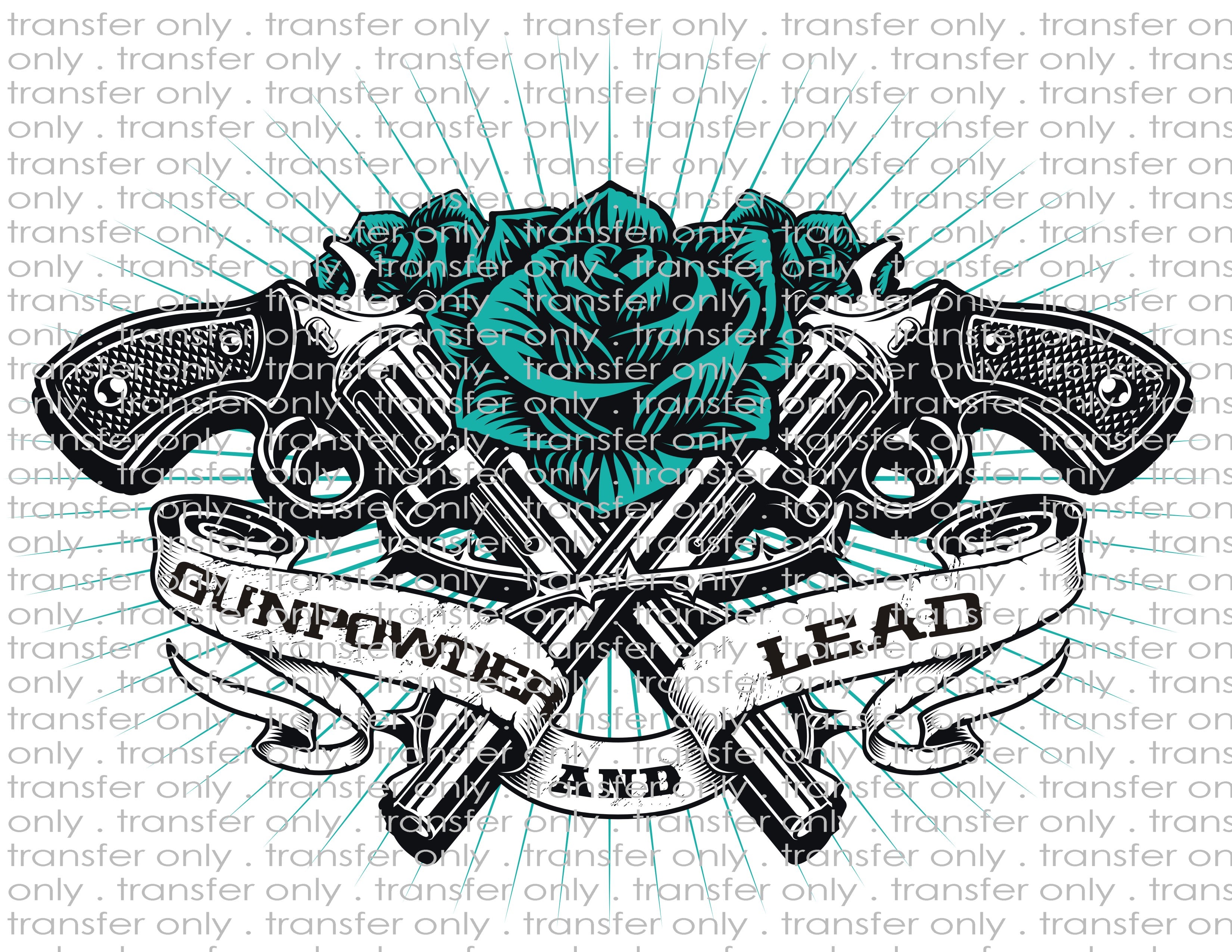 Gunpowder and Lead - Waterslide, Sublimation Transfers