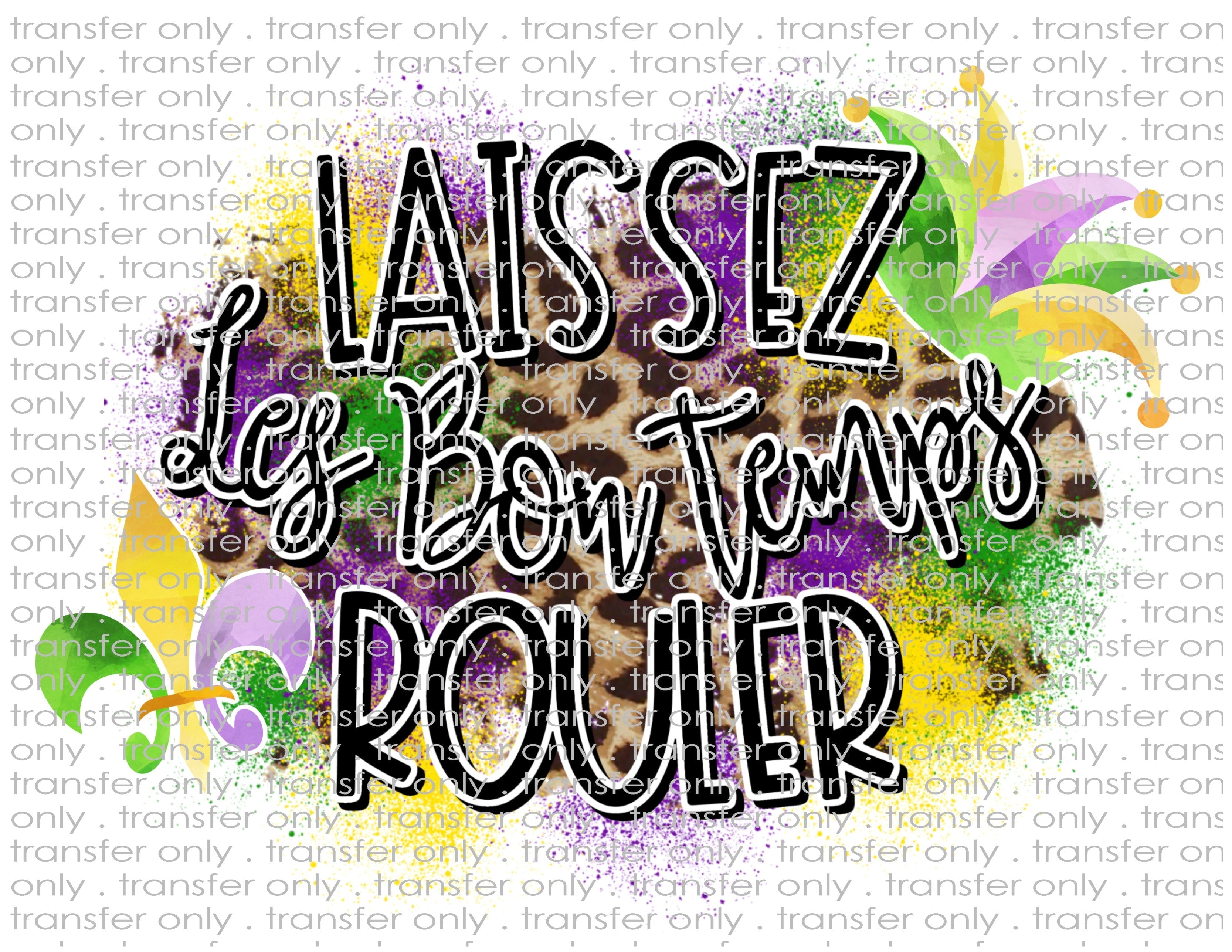 Mardi Gras - Waterslide, Sublimation Transfers