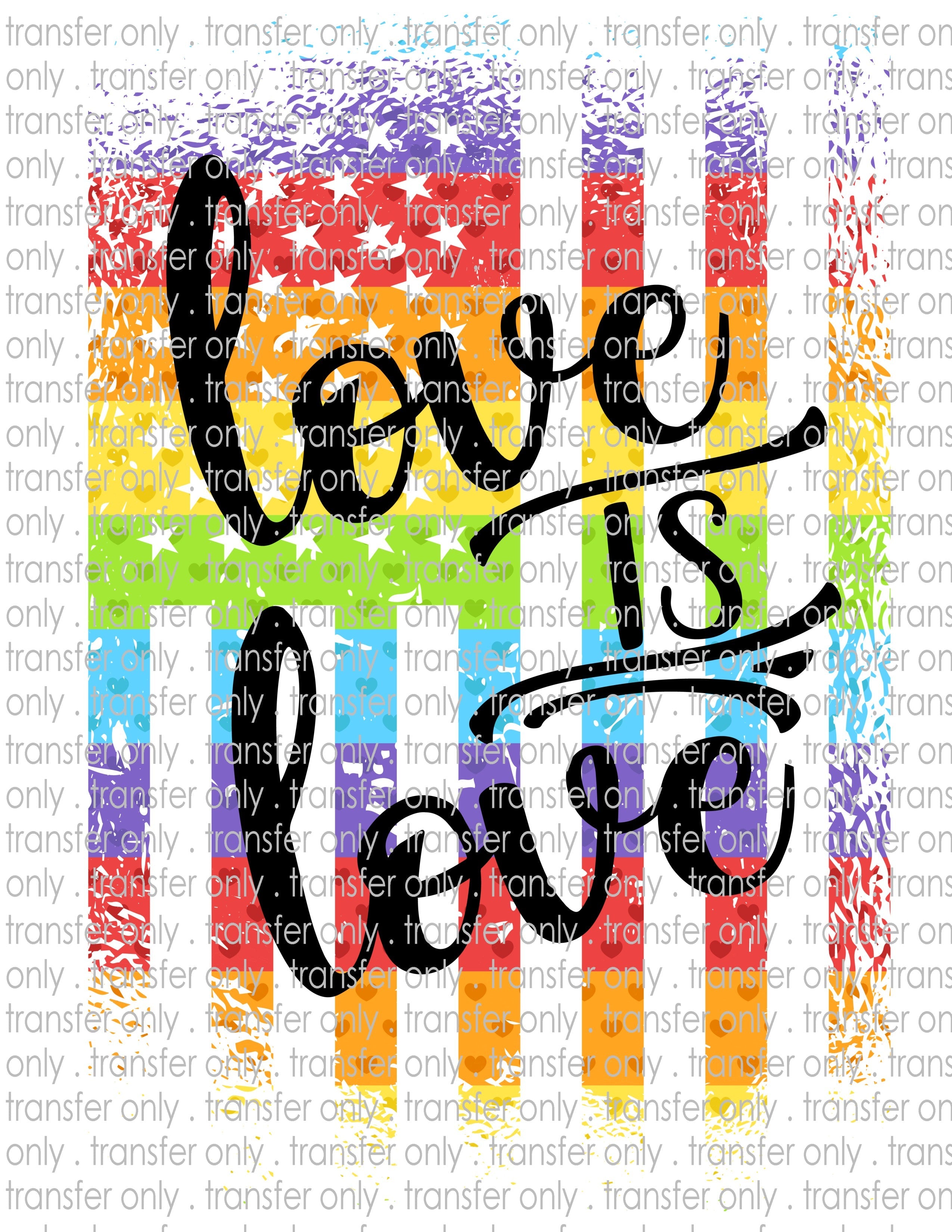 Waterslide, Sublimation & Multi-Surface Transfers - Gay Pride