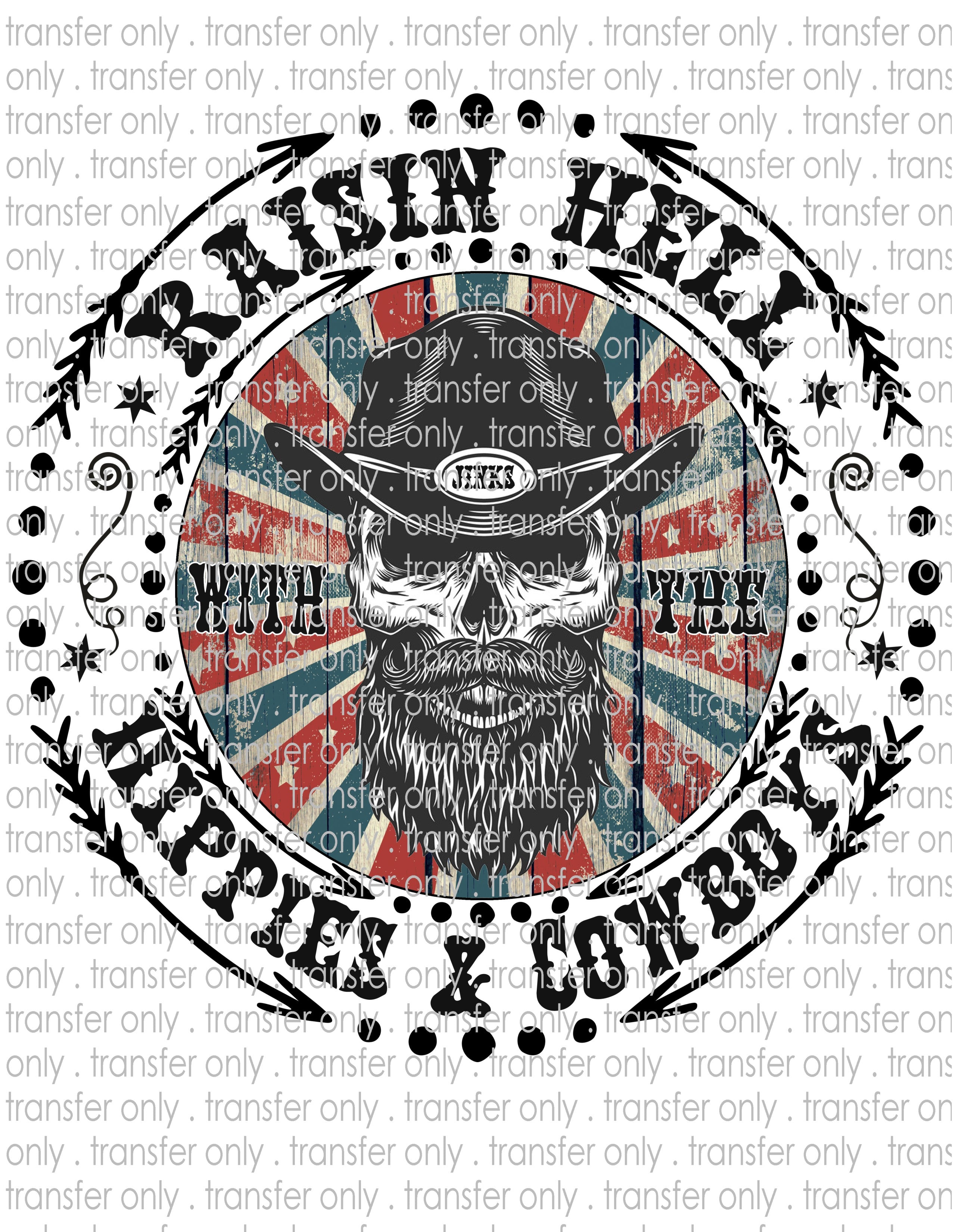 Raisin Hell - Waterslide, Sublimation Transfers