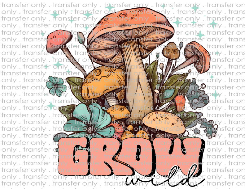 Grow Wild - Waterslide, Sublimation Transfers