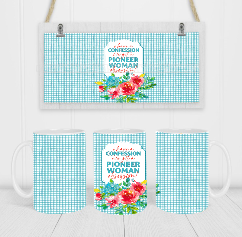 Pioneer Inspired - Coffee Mug Wrap - Sublimation Transfers