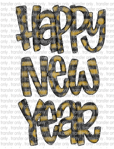 New Years - Waterslide, Sublimation Transfers