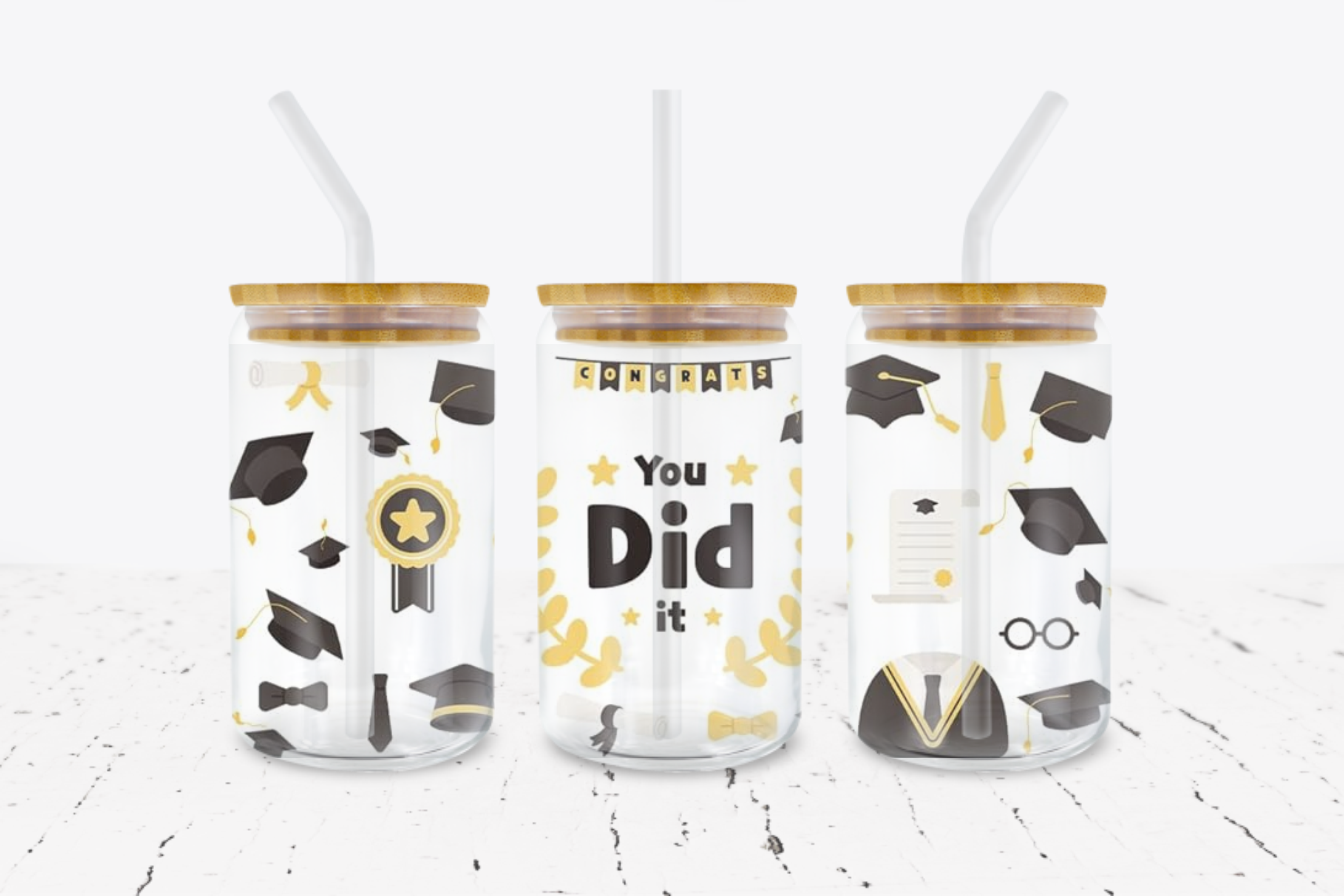 Graduation You Did It -  UV DTF Transfer Wraps