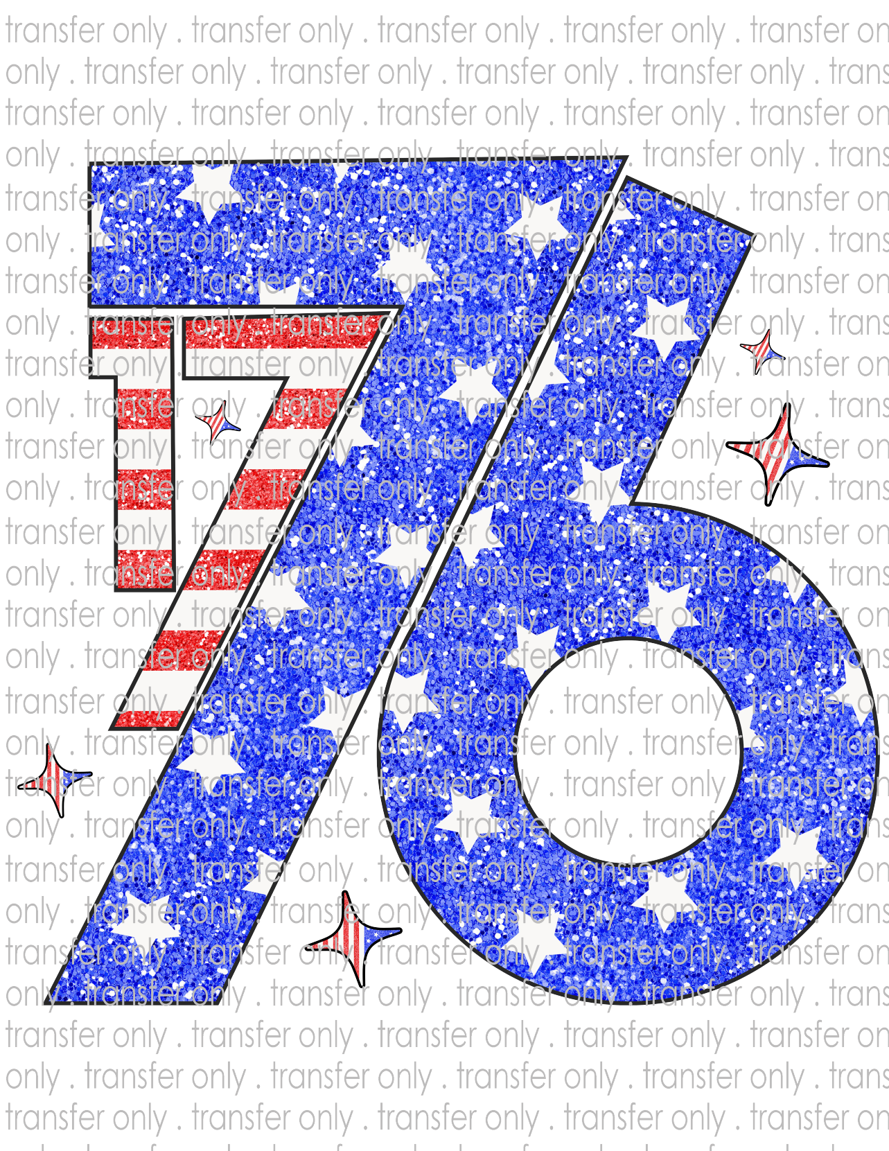 1776 - Waterslide, Sublimation Transfers