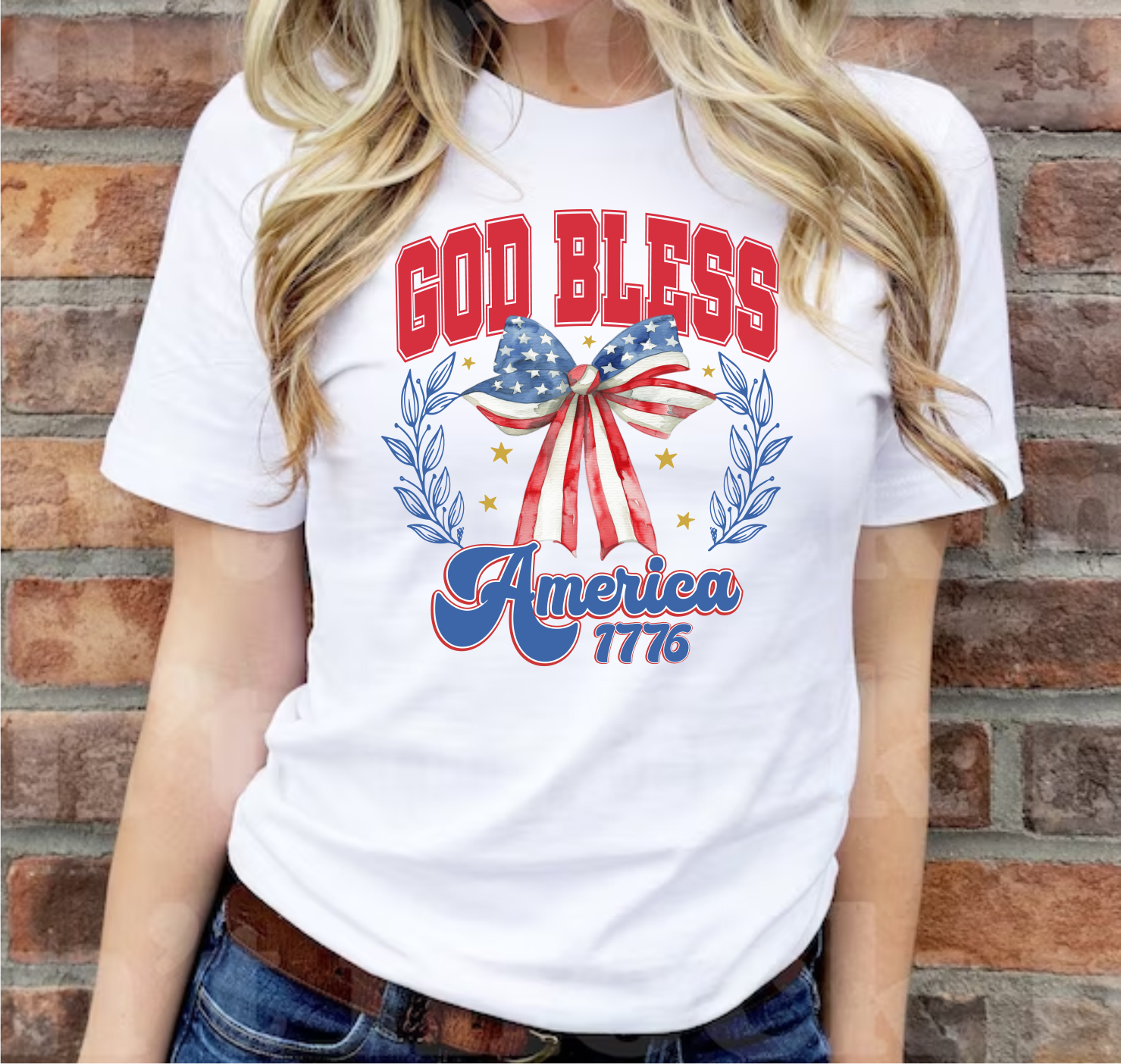 God Bless America - Sublimation Transfer