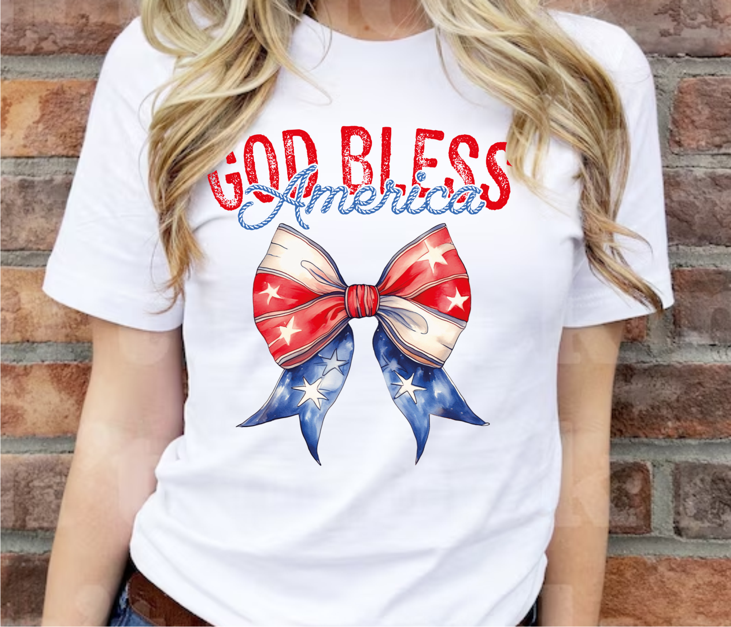 God Bless America - Sublimation Transfer