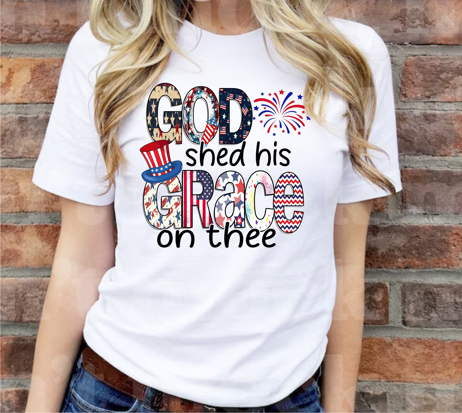 God Shed His Grace On Thee - Sublimation Transfer