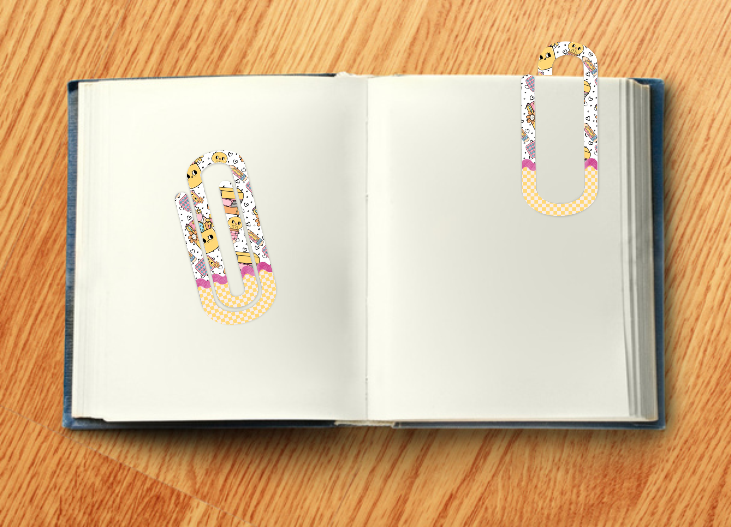 School - Jumbo Paper Clip Transfer