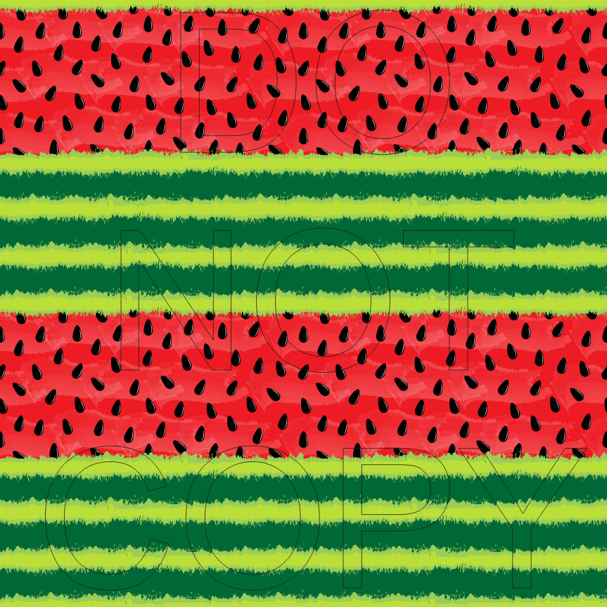 Watermelon  - Full Pattern - Vinyl, Sublimation Transfers