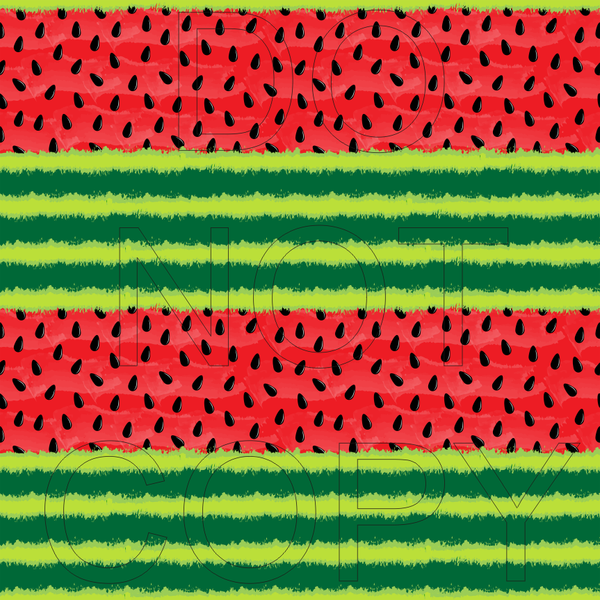 Watermelon  - Full Pattern - Vinyl, Sublimation Transfers