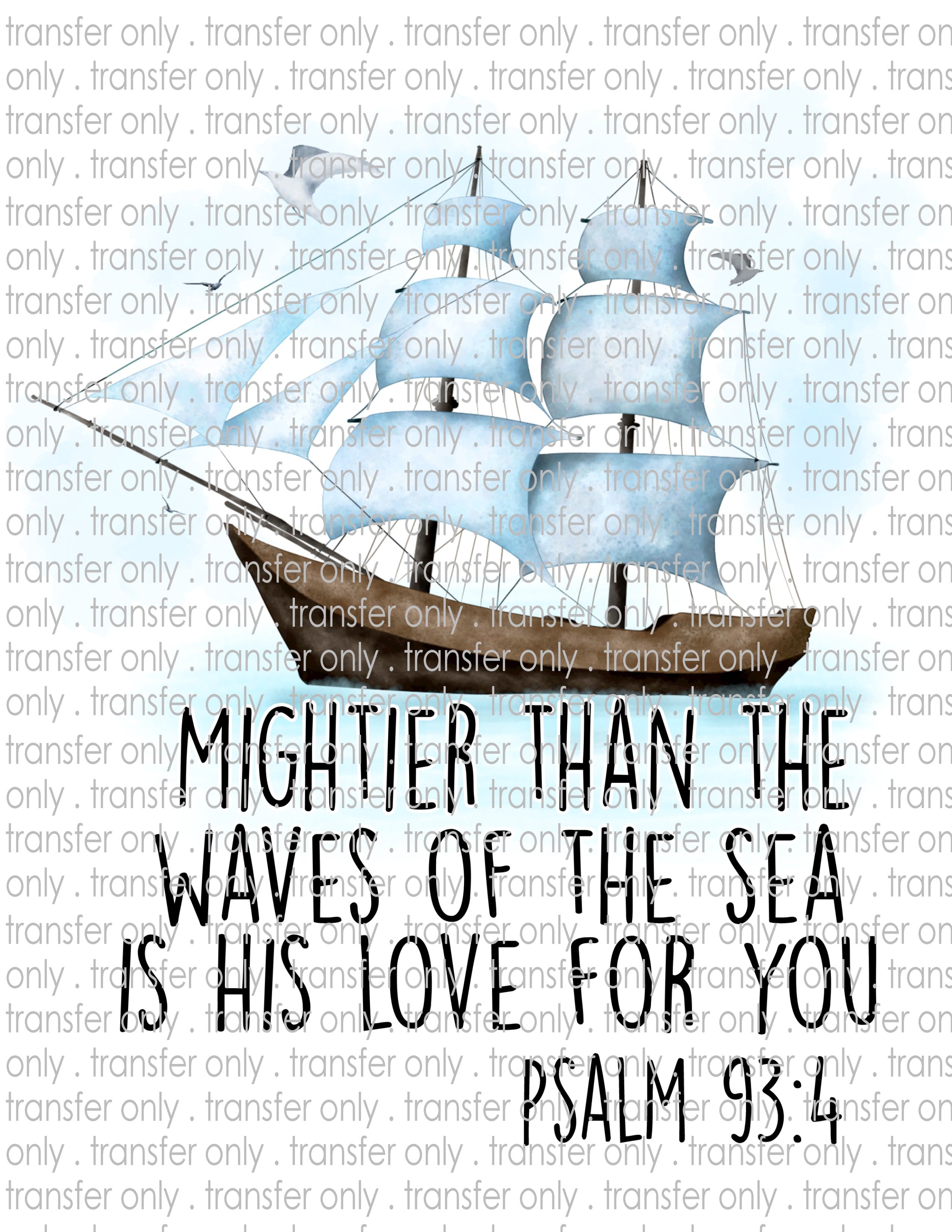 Waterslide, Sublimation Transfers - Religious