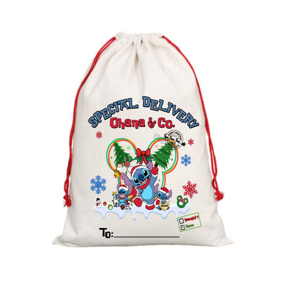 Christmas Character - DTF -Santa Sack Design