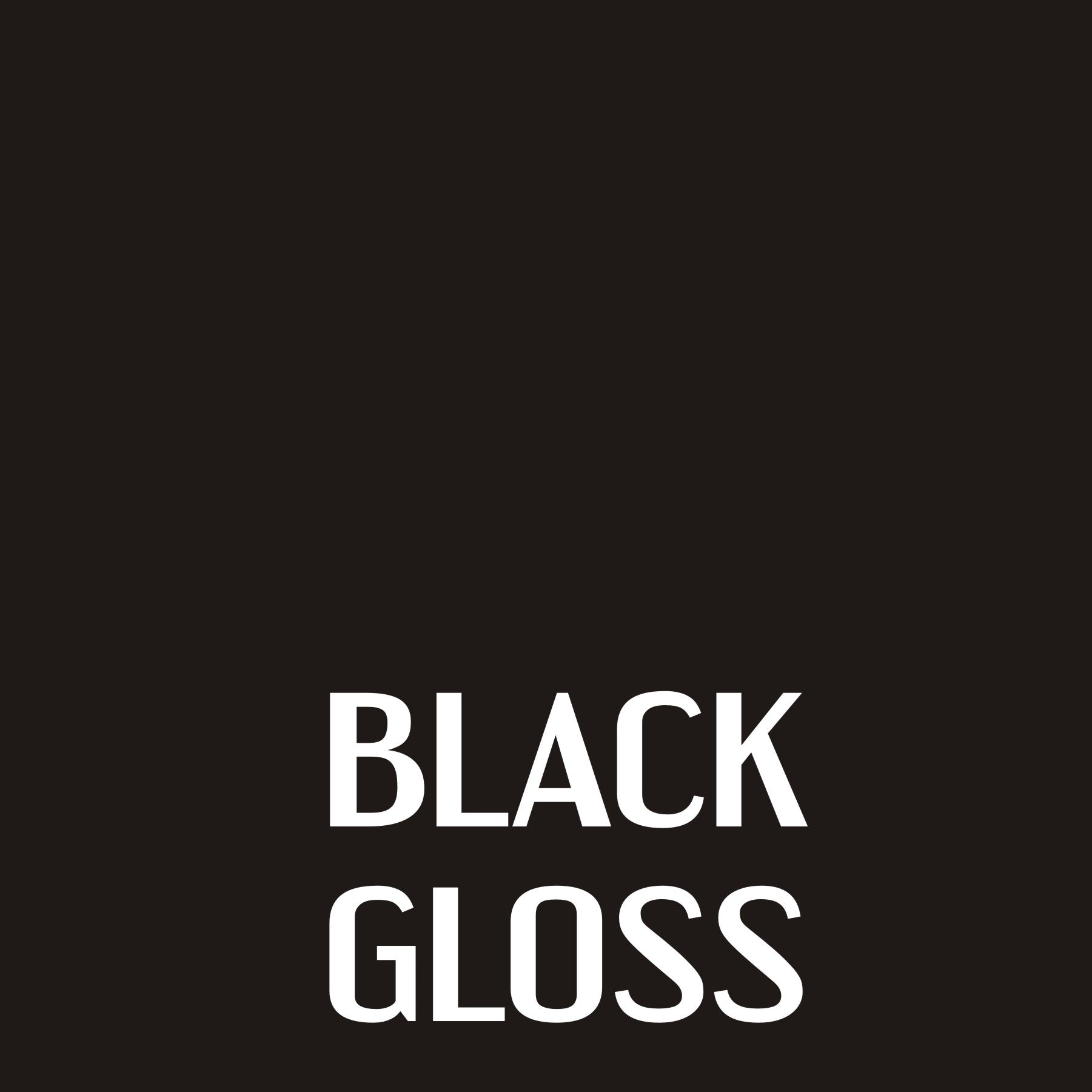 Gloss Black - Permanent, Adhesive Vinyl
