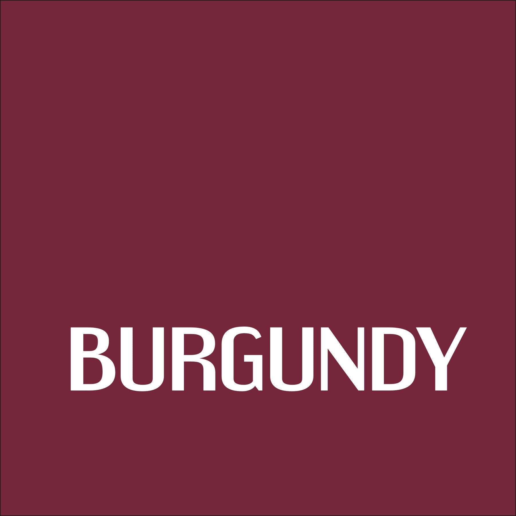 Burgundy - Permanent, Adhesive Vinyl