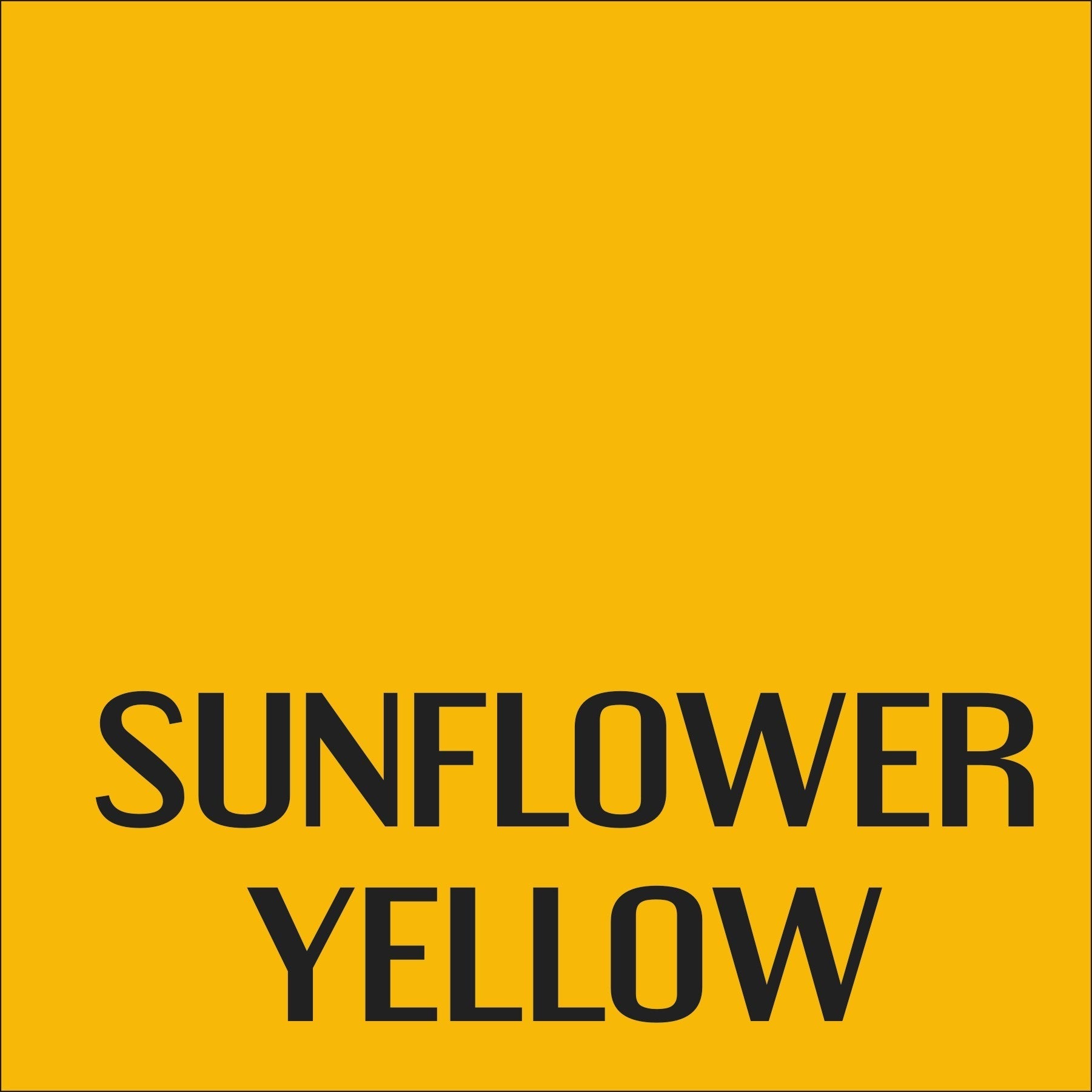 Sunflower (Golden) Yellow - Permanent, Adhesive Vinyl