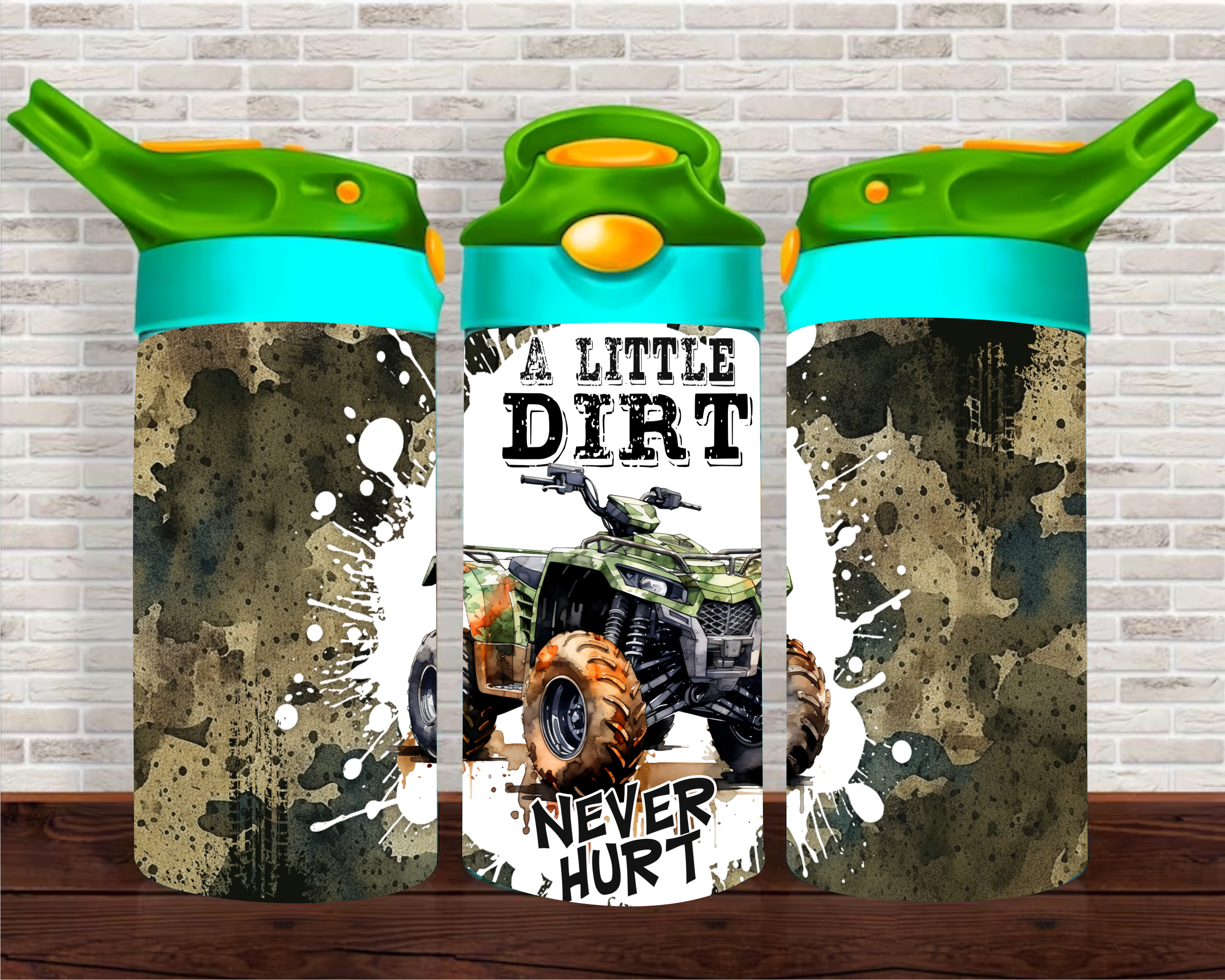 A Little Dirt Never Hurt - 12 oz Tumbler Wrap - Vinyl Transfer
