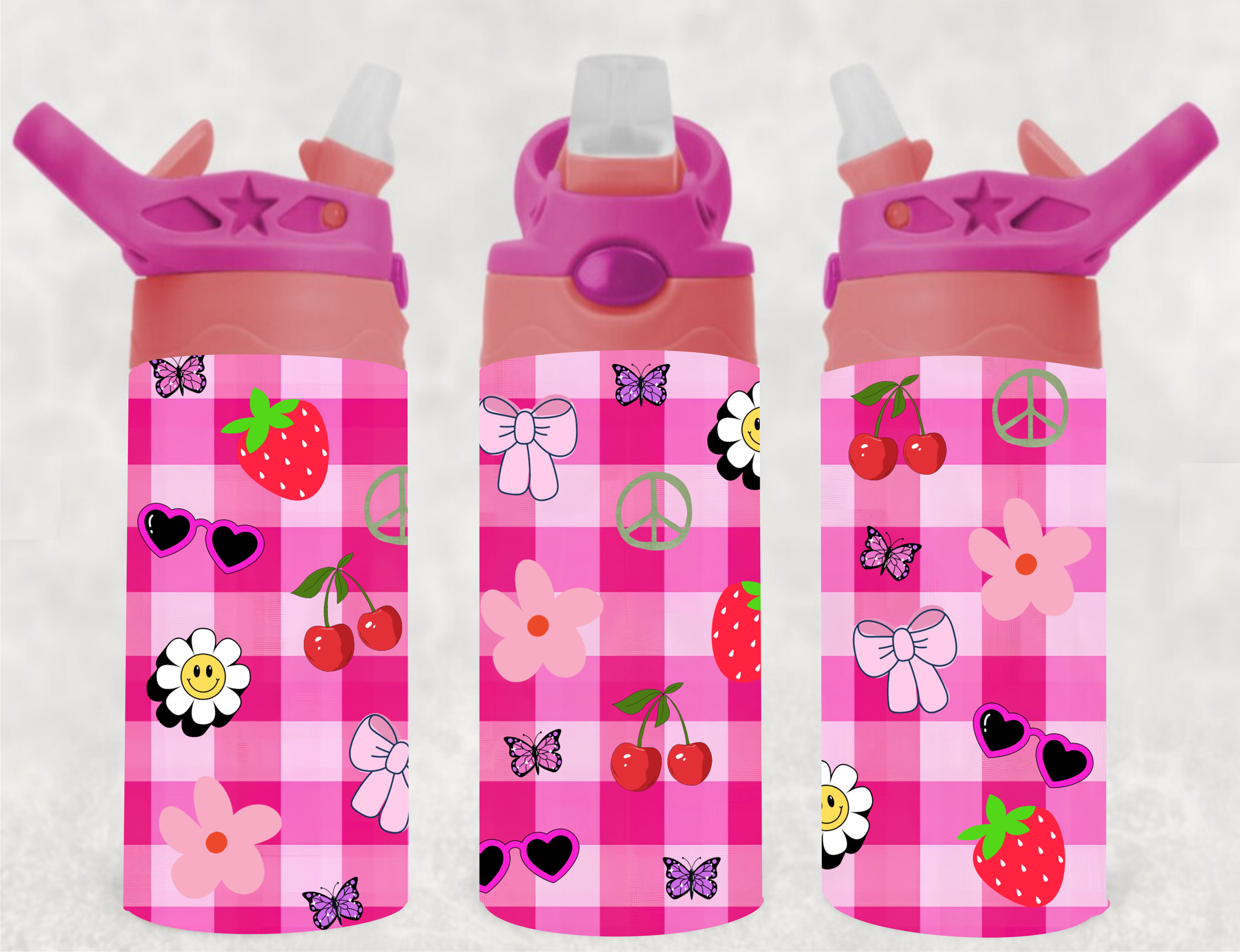 Girlie Elements - 12 oz Tumbler Wrap - Vinyl Transfer