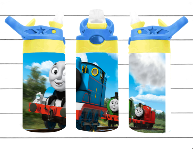 Train Character - 12 oz Tumbler Wrap - Vinyl Transfers