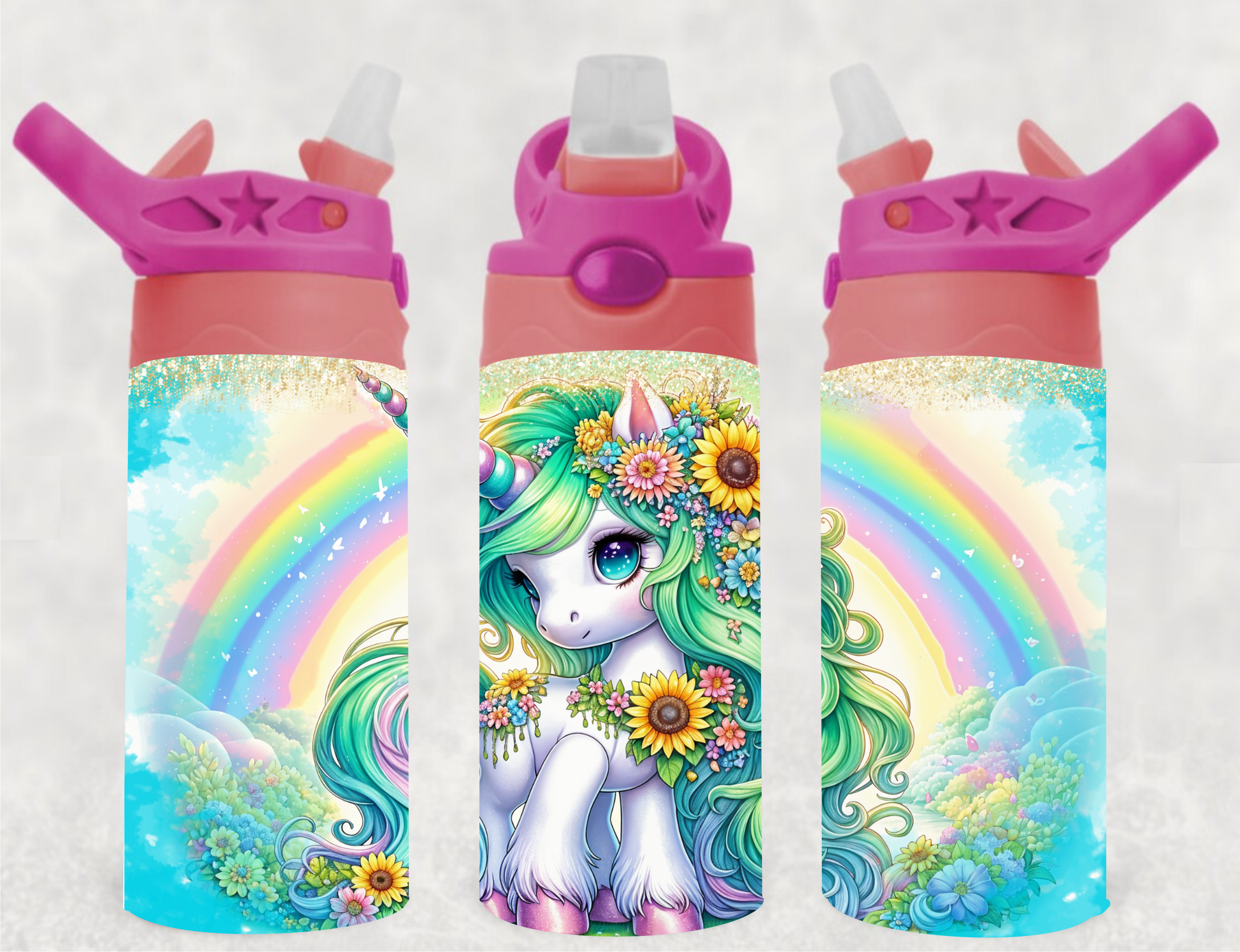 Unicorn - 12 oz Tumbler Wrap Vinyl Transfers