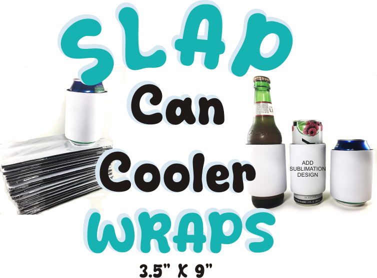 Slap Wrap - Neoprene Can Cooler Wraps - Sublimation Ready