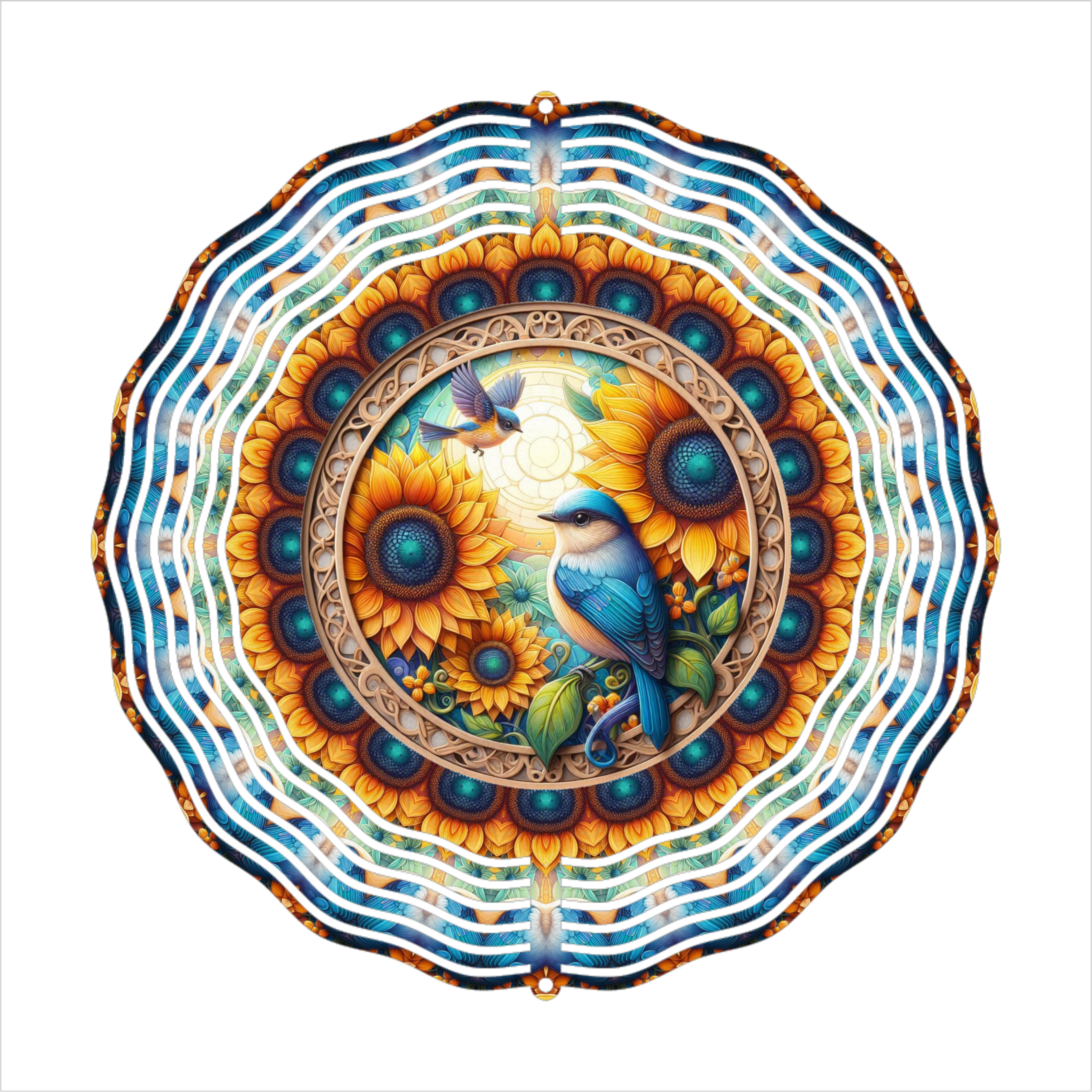 Bluebird - Wind Spinner - Sublimation Transfer