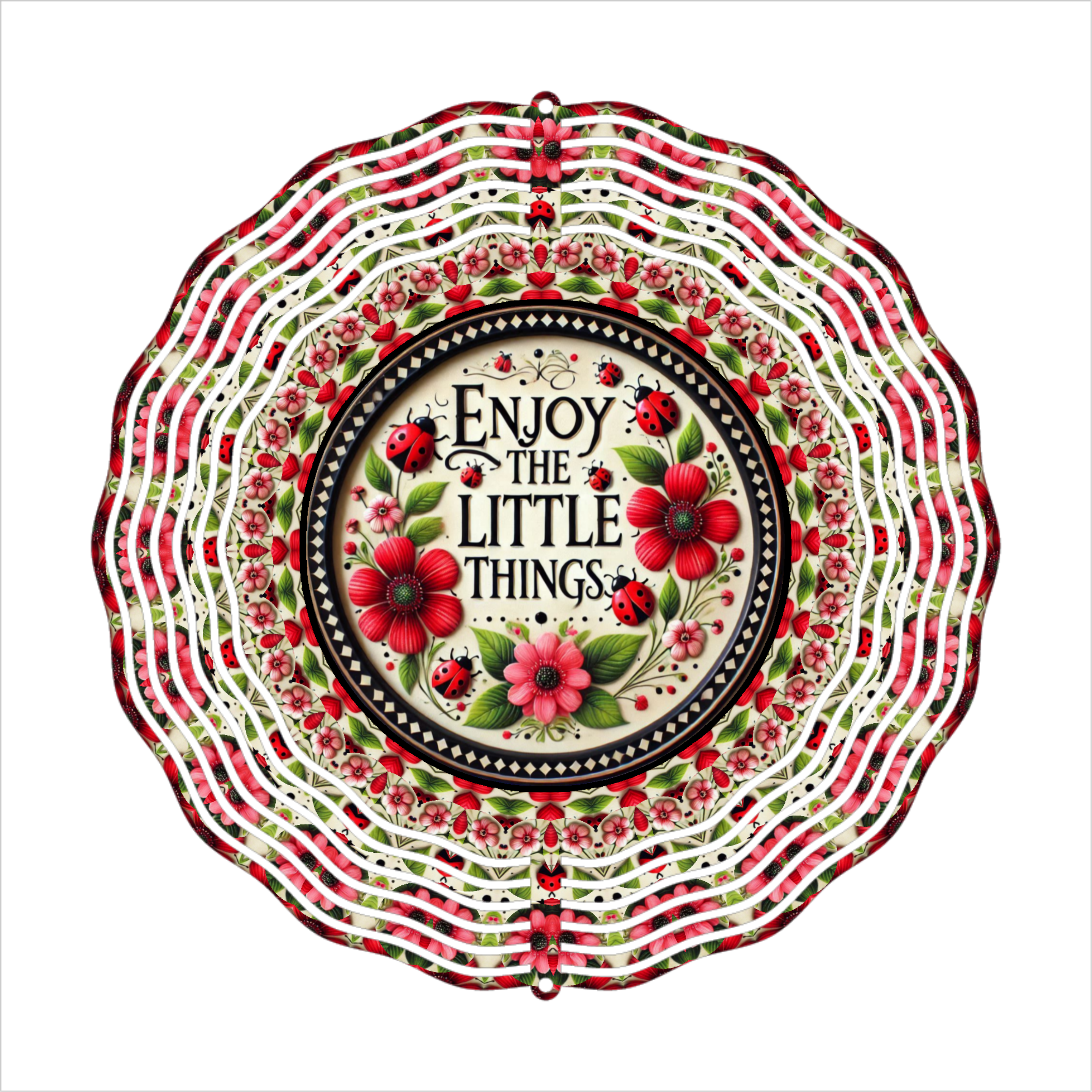 Enjoy The Little Things - Wind Spinner - Sublimation Transfer