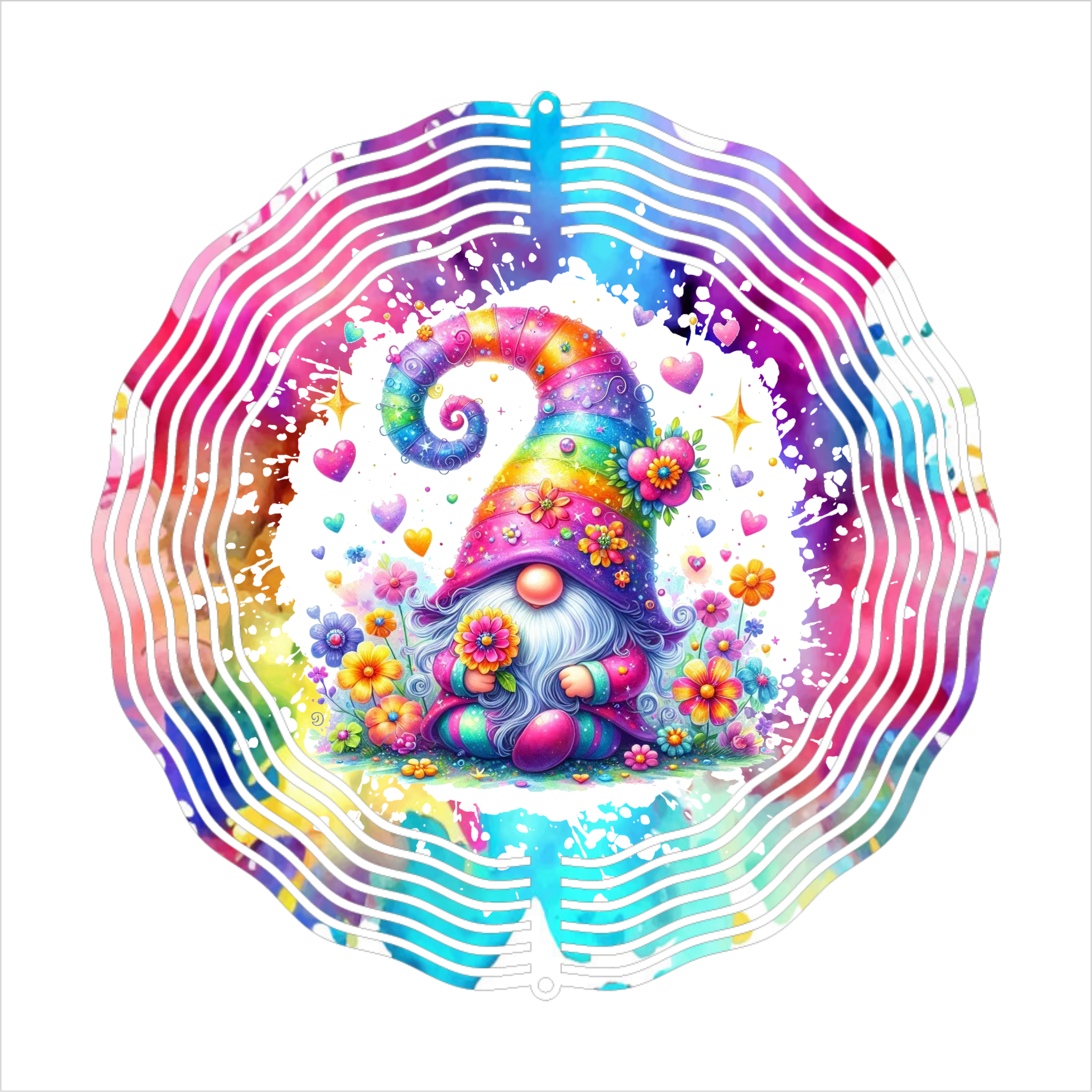 Gnome - Wind Spinner - Sublimation Transfer