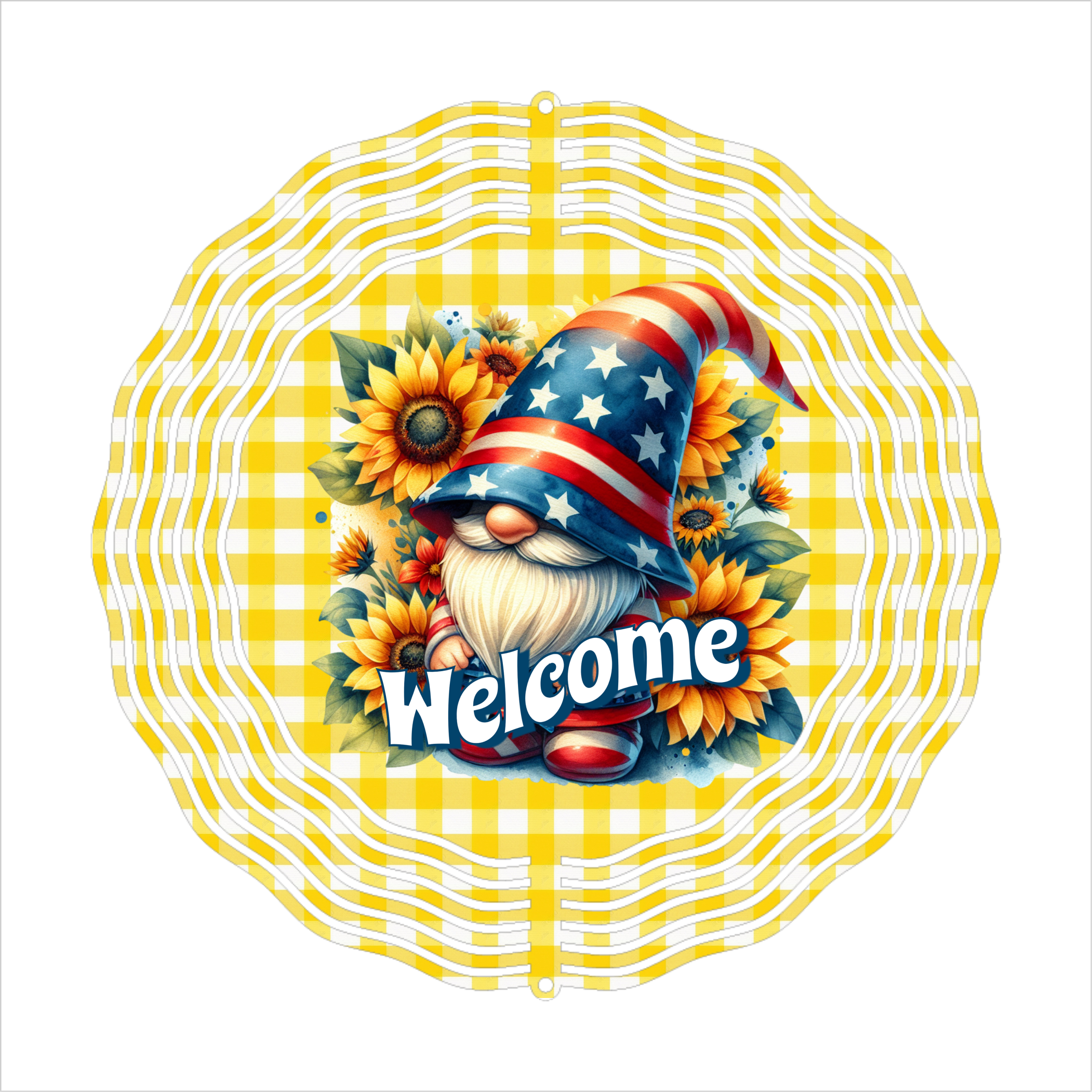 Welcome - Wind Spinner - Sublimation Transfers