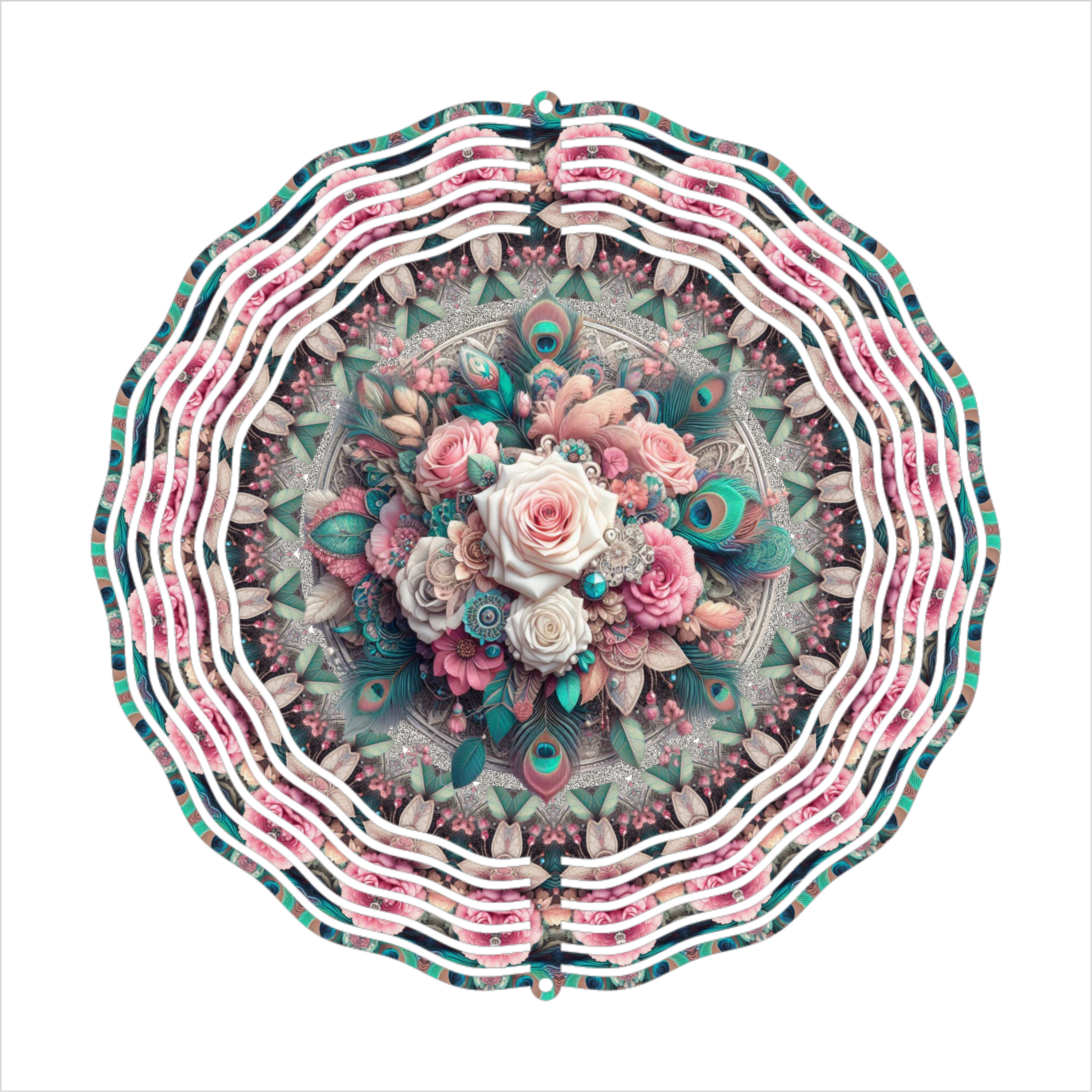 Rose Bouquet - Wind Spinner - Sublimation Transfers