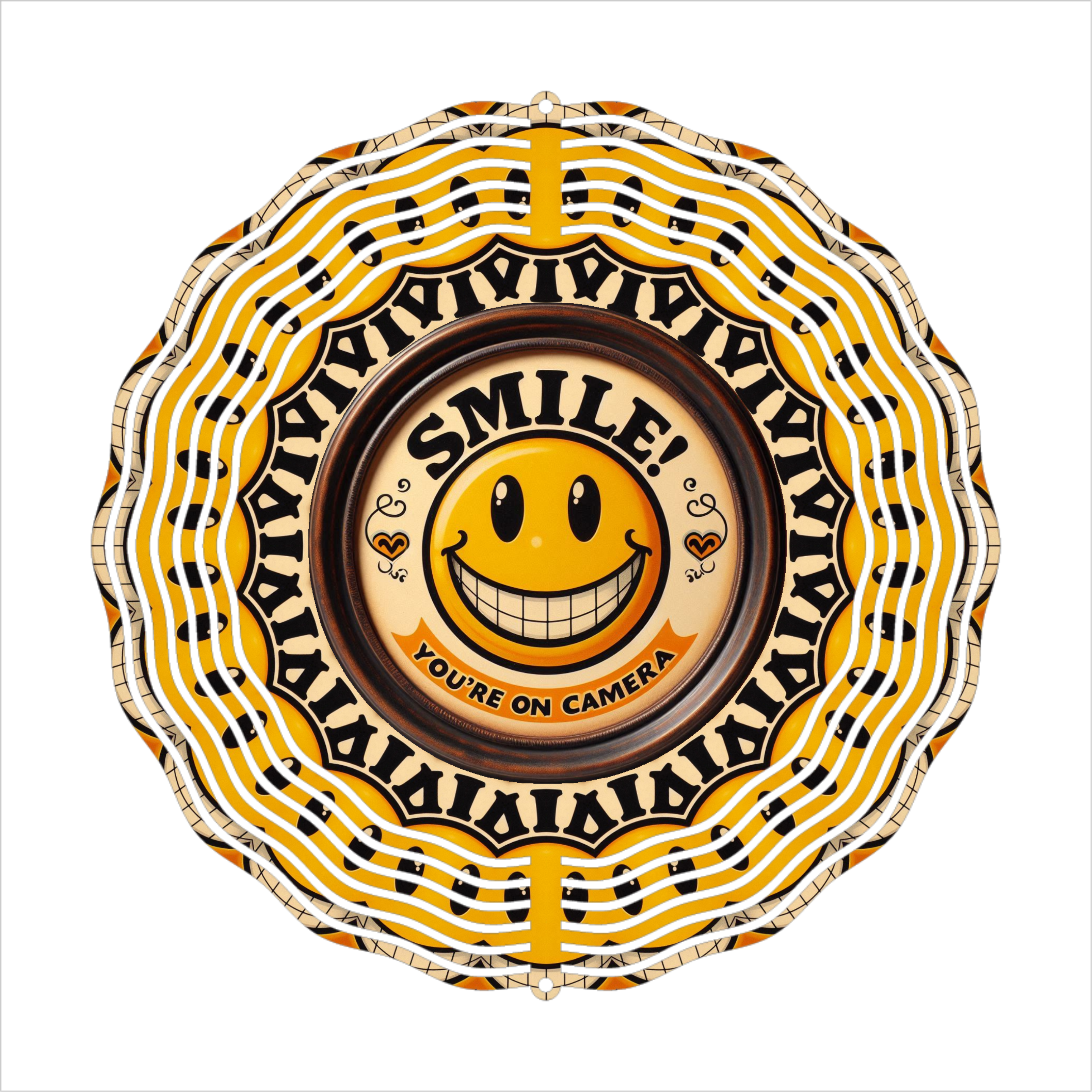 Smile! You're On Camera - Wind Spinner - Sublimation Transfers