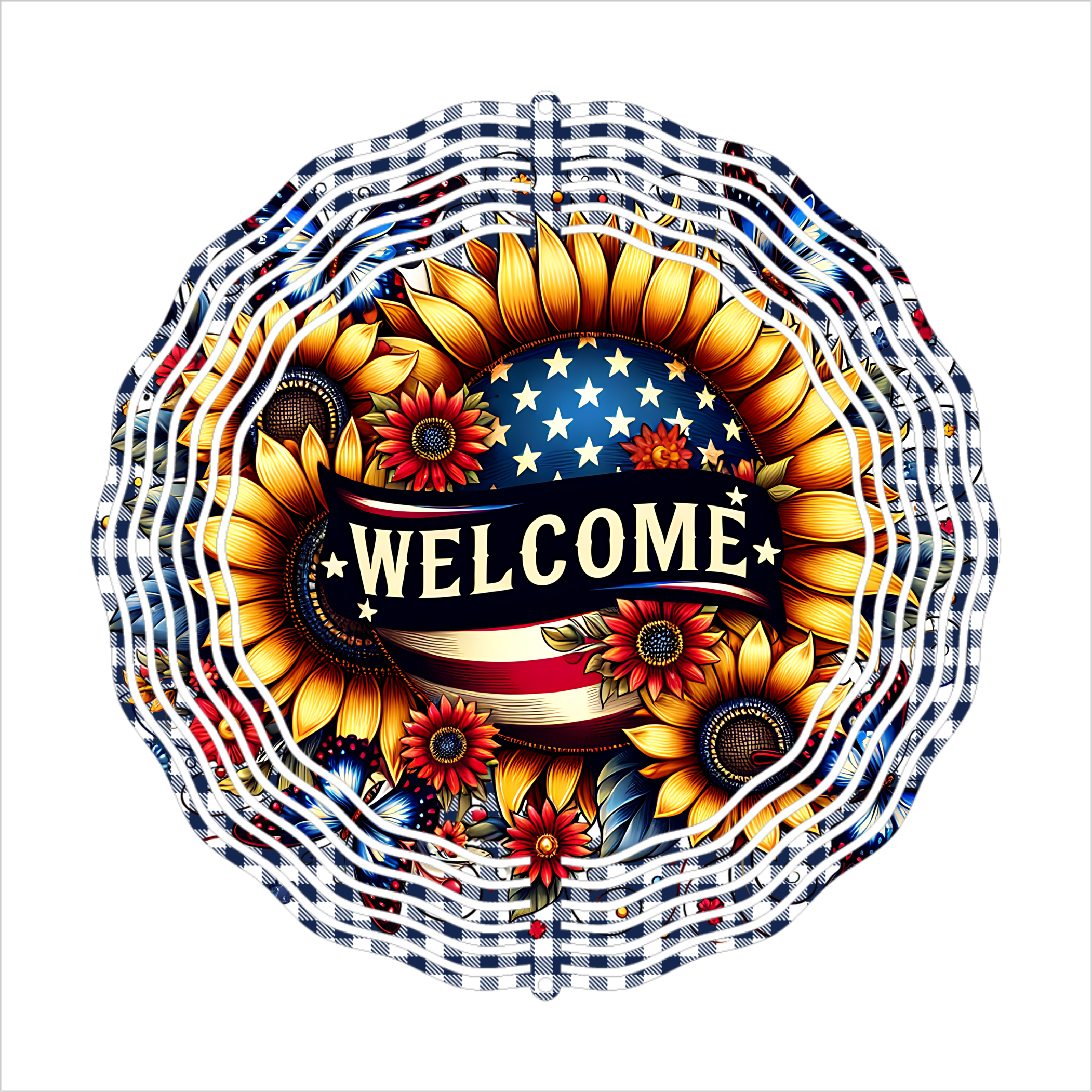 Welcome - Wind Spinner - Sublimation Transfers