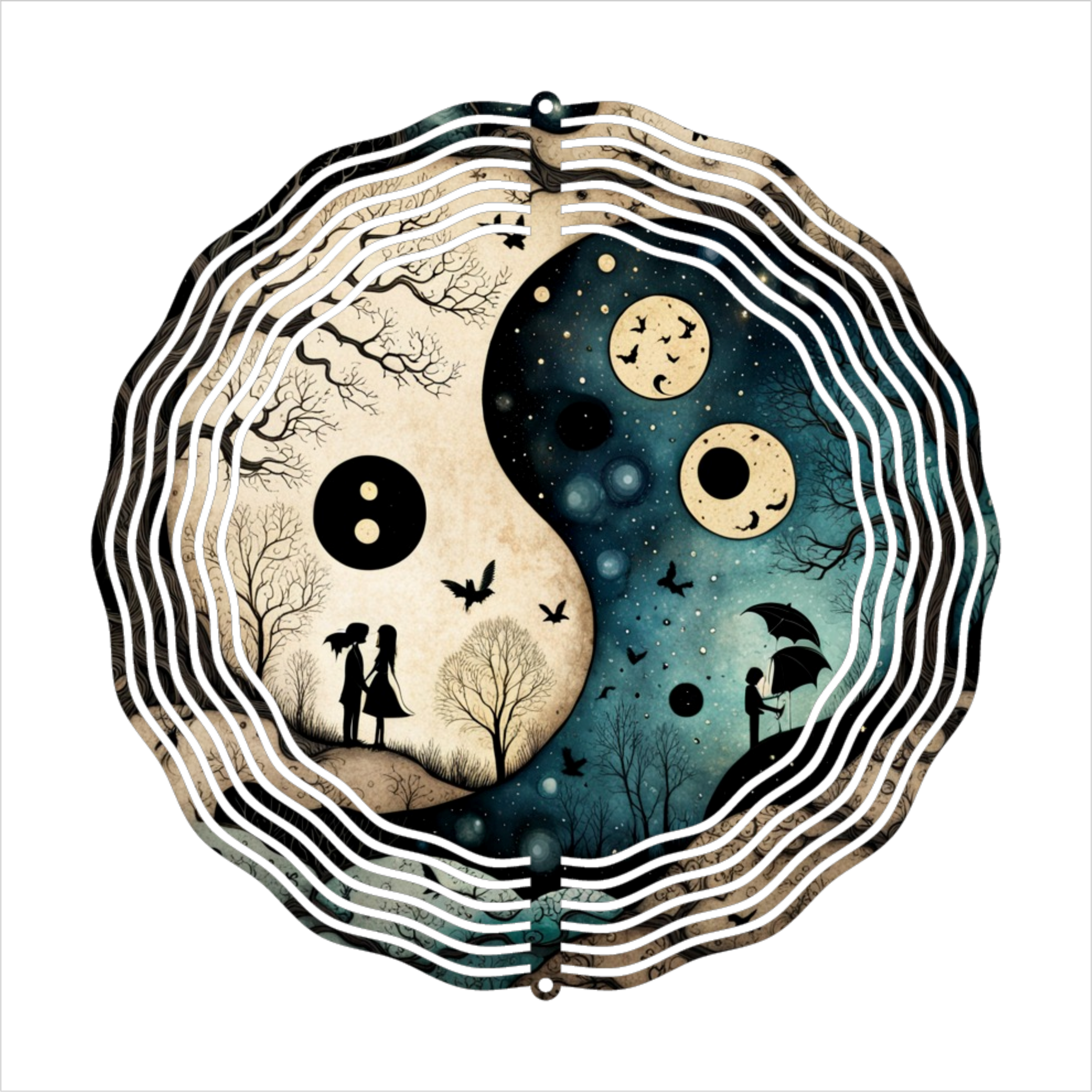 Yin Yang - Wind Spinner - Sublimation Transfers