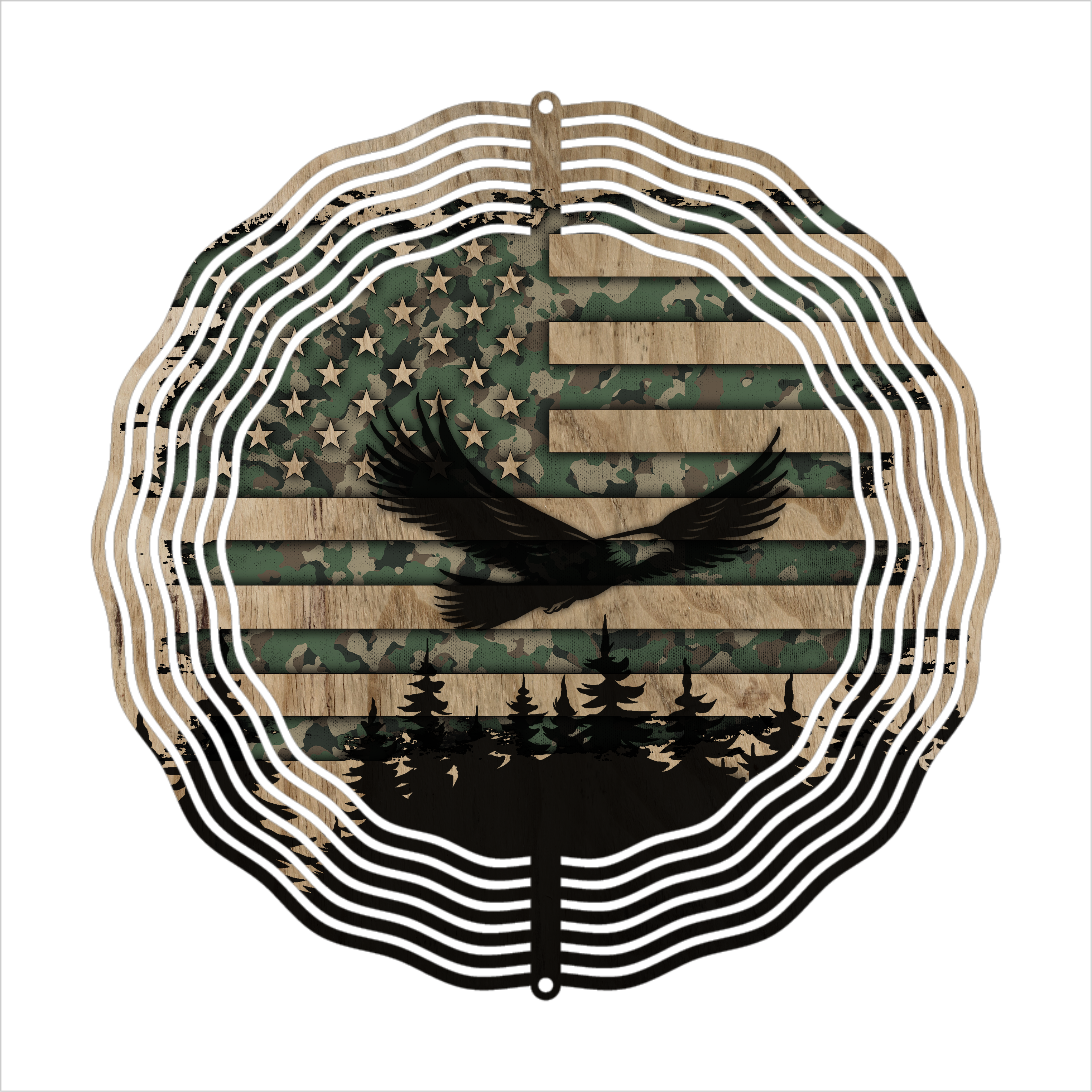 Military - Wind Spinner - Sublimation Transfer