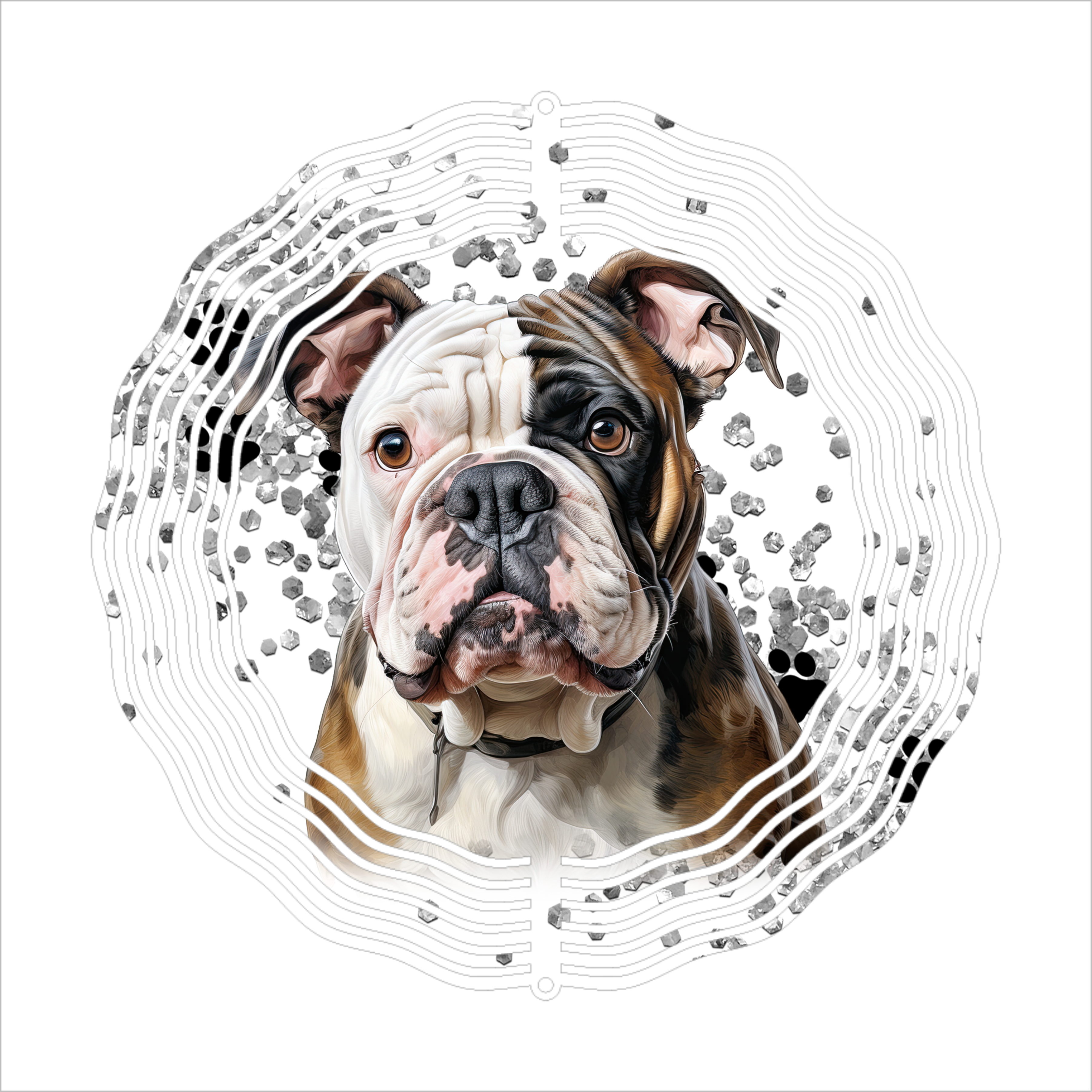 Bulldog - Wind Spinner - Sublimation Transfers